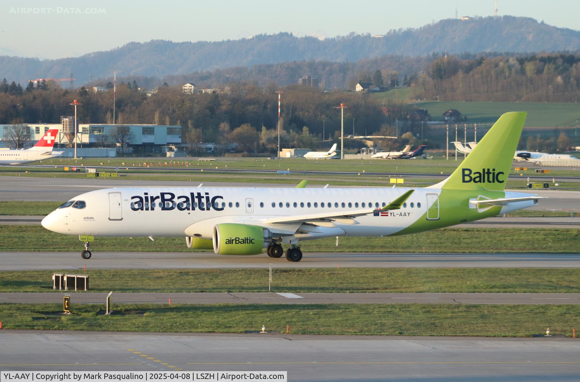 YL-AAY, Airbus A220-371 C/N 55095, Airbus A220-371
