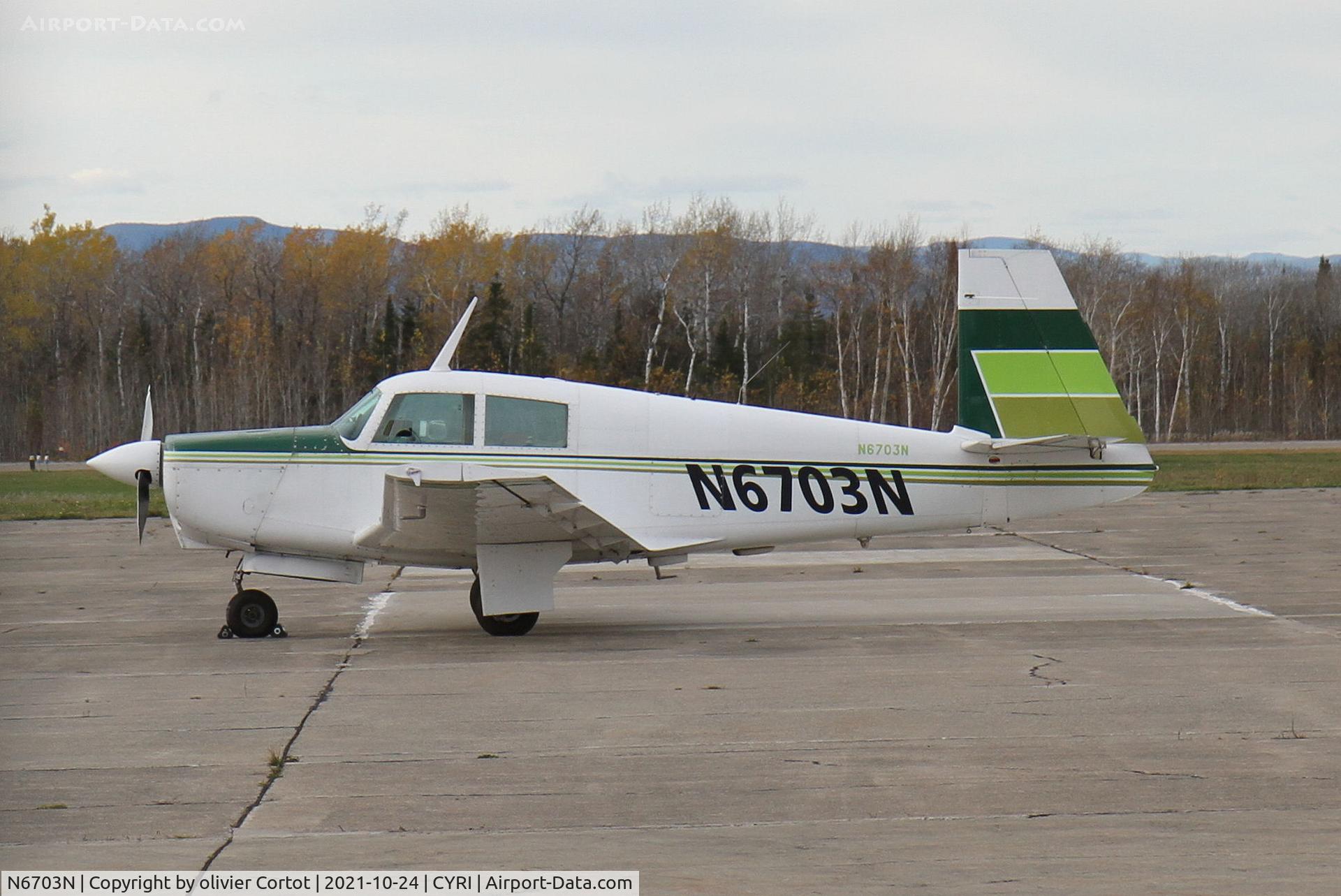 N6703N, 1968 Mooney M20C Ranger C/N 680041, 2021