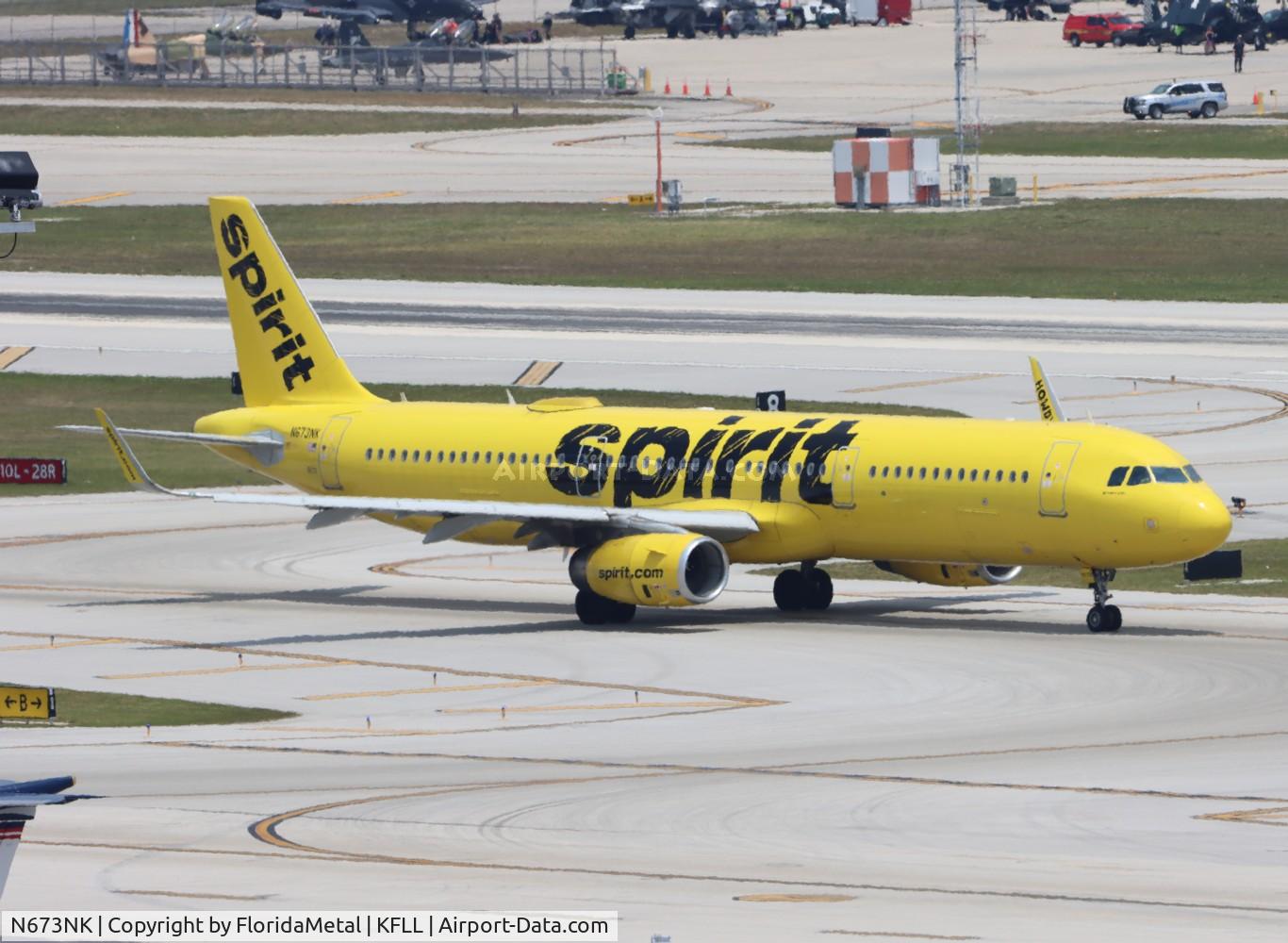 N673NK, 2017 Airbus A321-231SL C/N 7395, NKS A321 zx fll-msy
