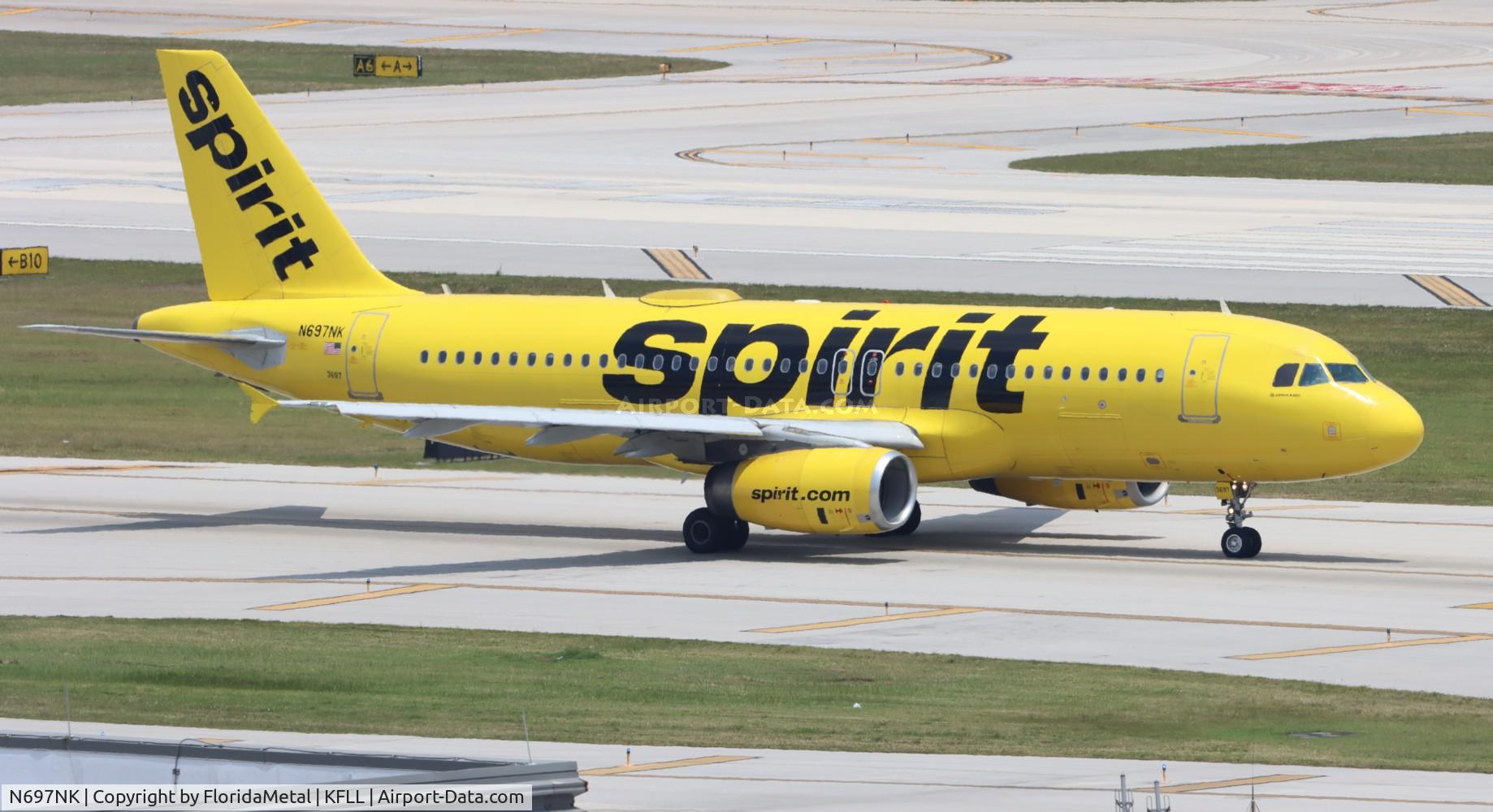 N697NK, 2010 Airbus A320-232 C/N 4305, NKS A320 zx fll-cmh