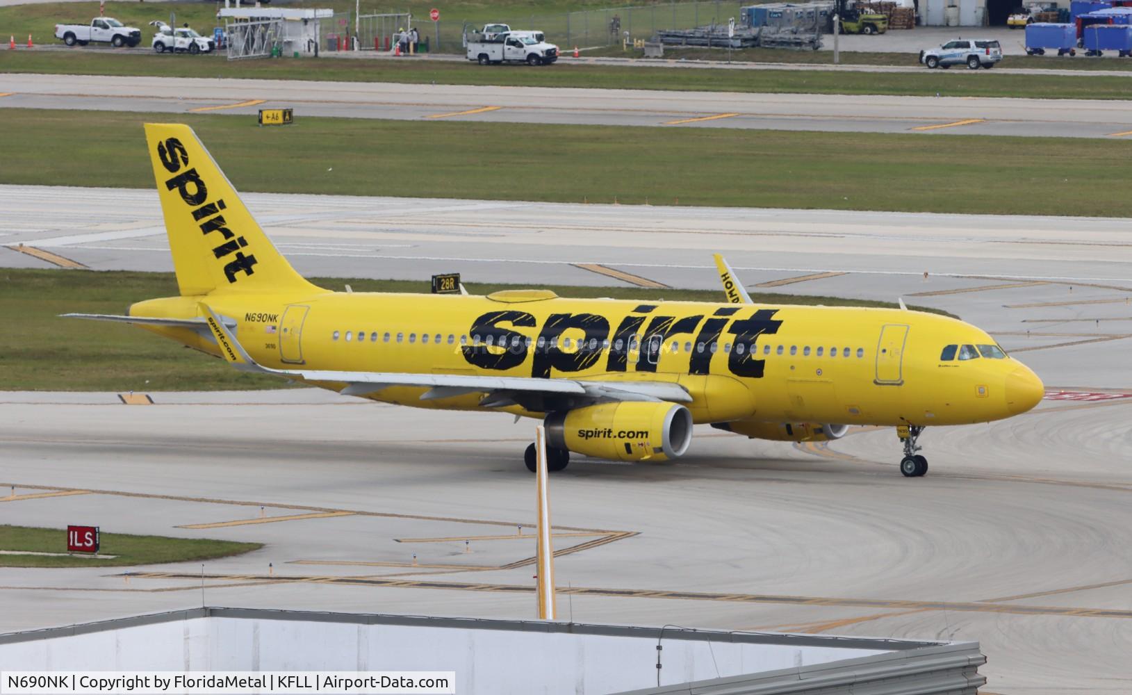 N690NK, 2018 Airbus A320-232 C/N 8434, NKS A320 zx fll-xpl, mhpr