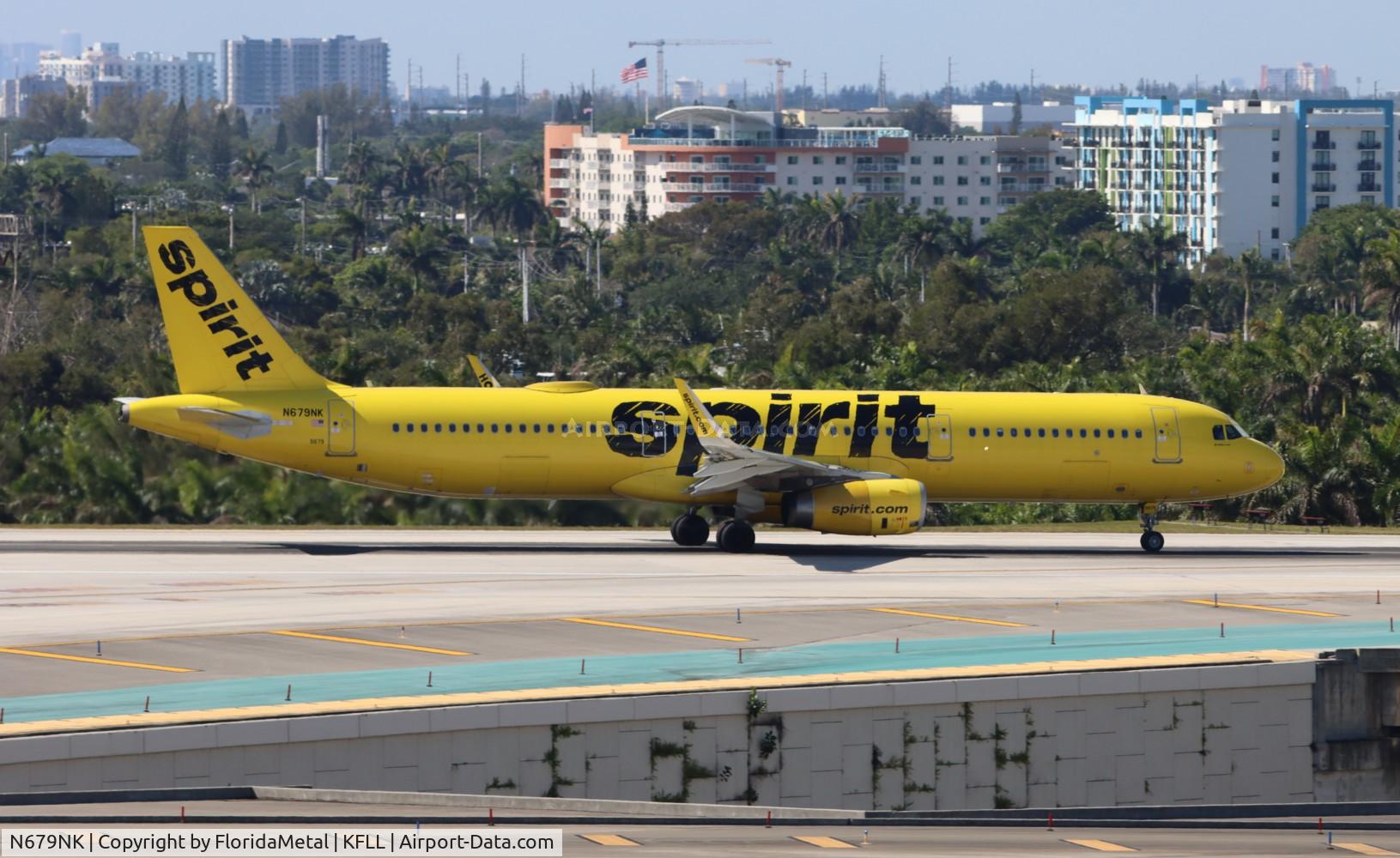 N679NK, 2017 Airbus A321-231SL C/N 7825, NKS A321 zx fll-cun,mmun