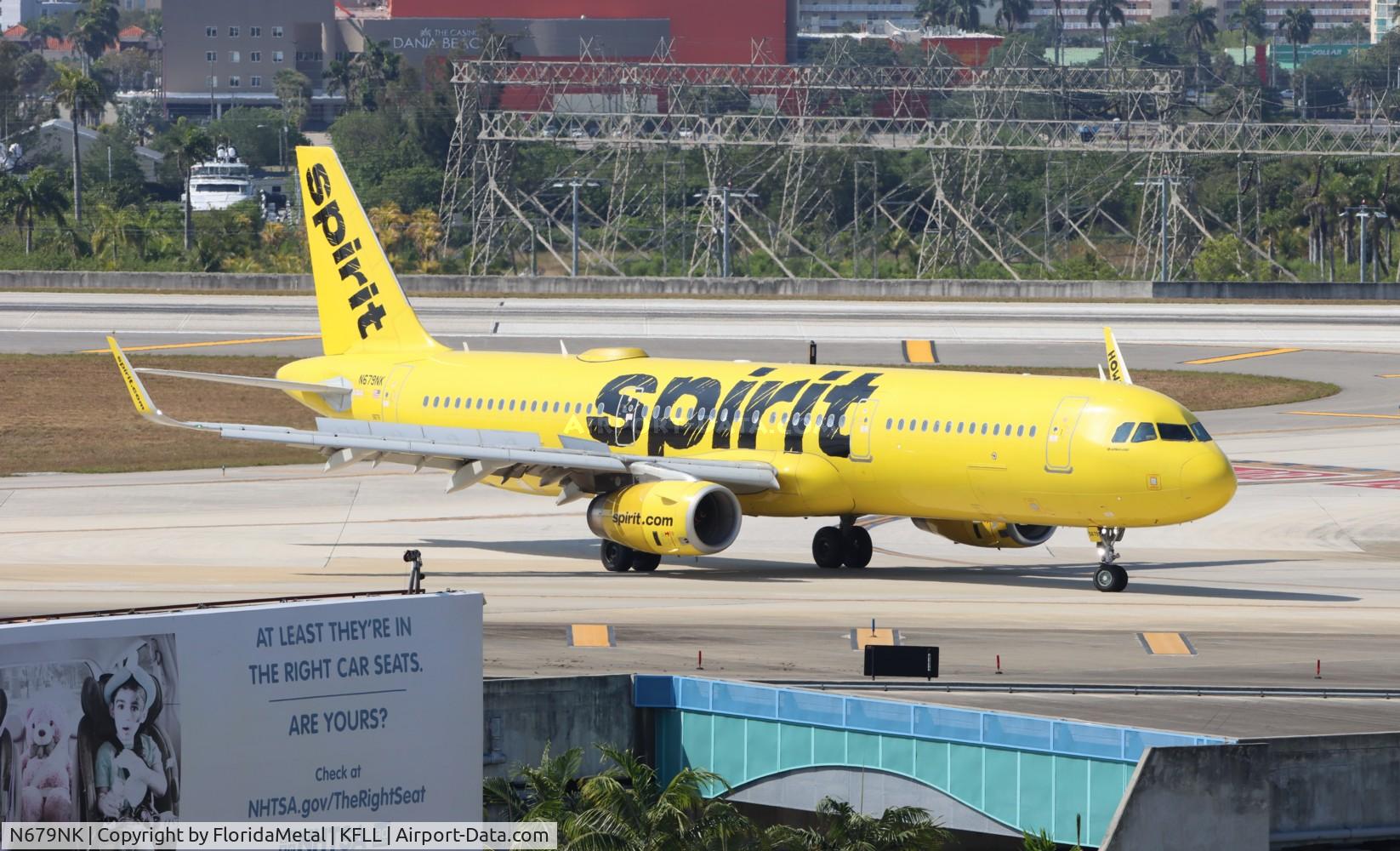 N679NK, 2017 Airbus A321-231SL C/N 7825, NKS A321 zx ord-fll