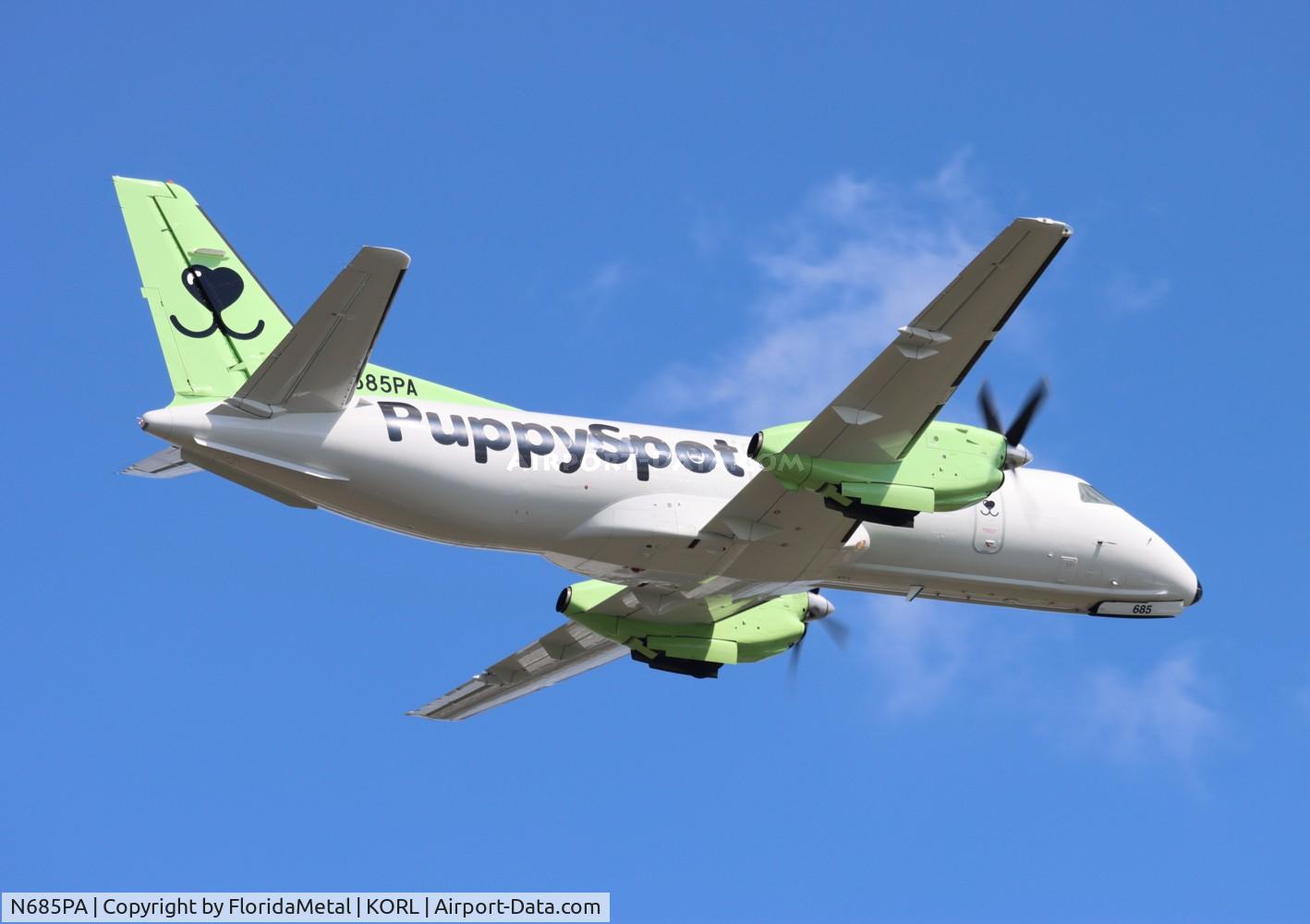 N685PA, 1988 Saab 340B C/N 340B-212, Puppy Spot S340 zx 