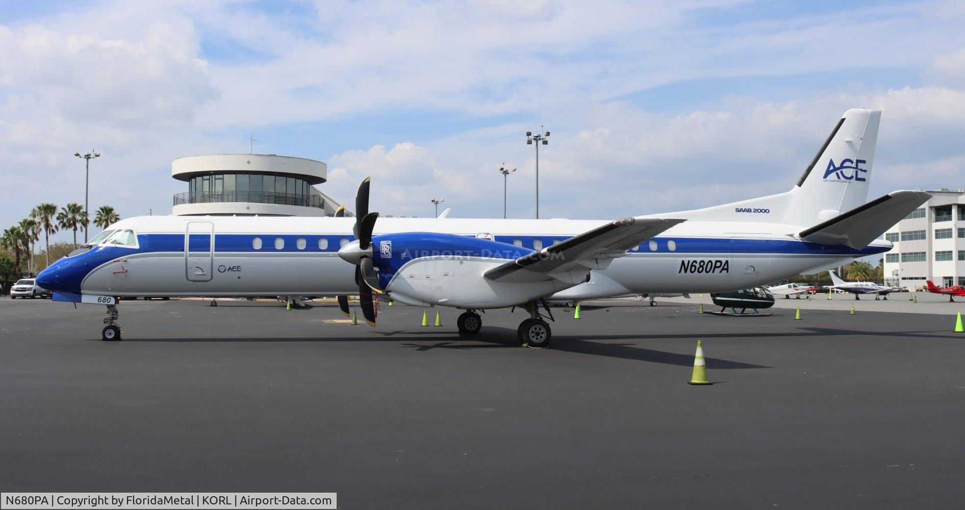 N680PA, 1995 Saab 2000 C/N 2000-020, ACE Saab 2000 zx 
