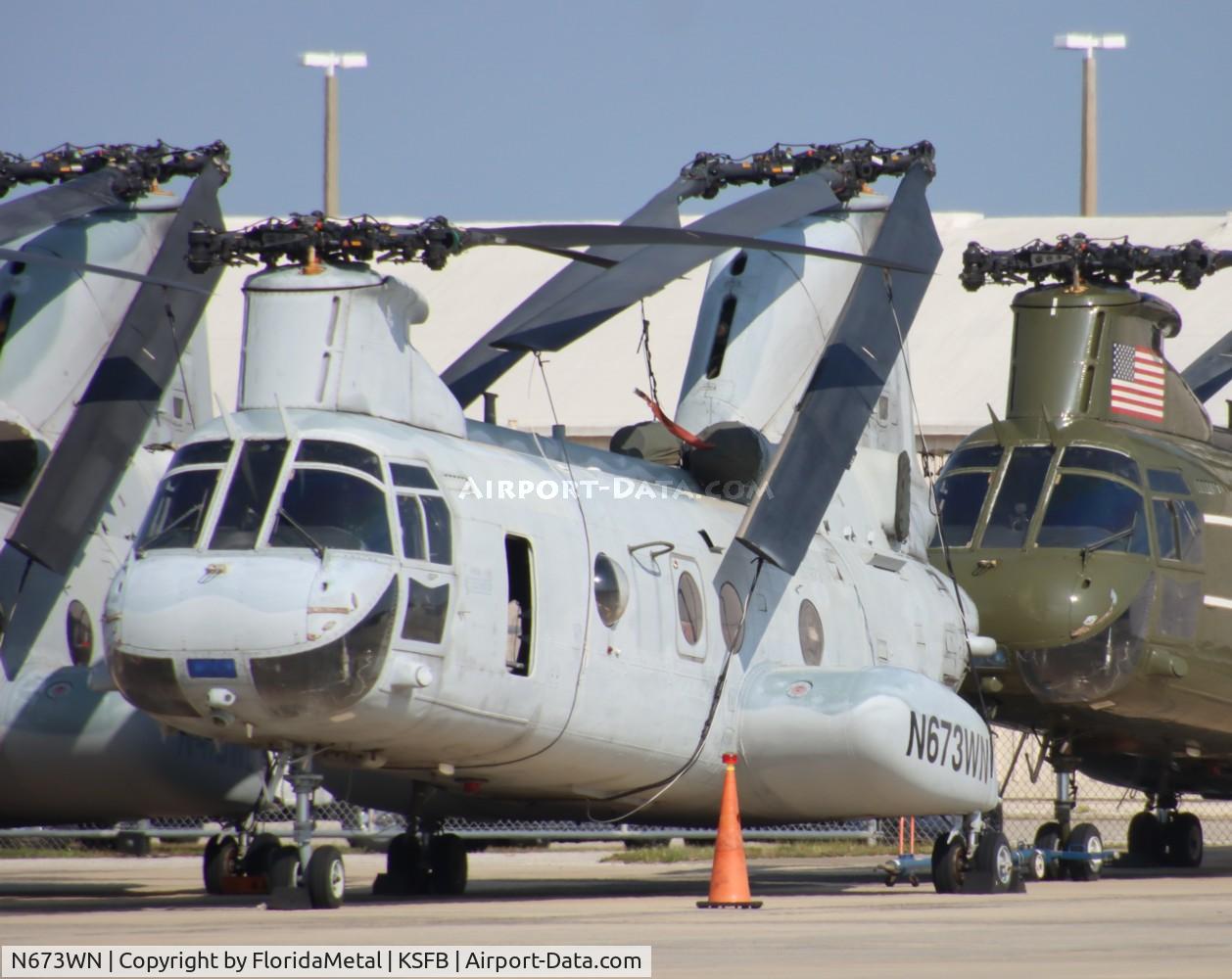 N673WN, Boeing Vertol CH-46E Sea Knight C/N 2572, CH-46 State Dept zx 