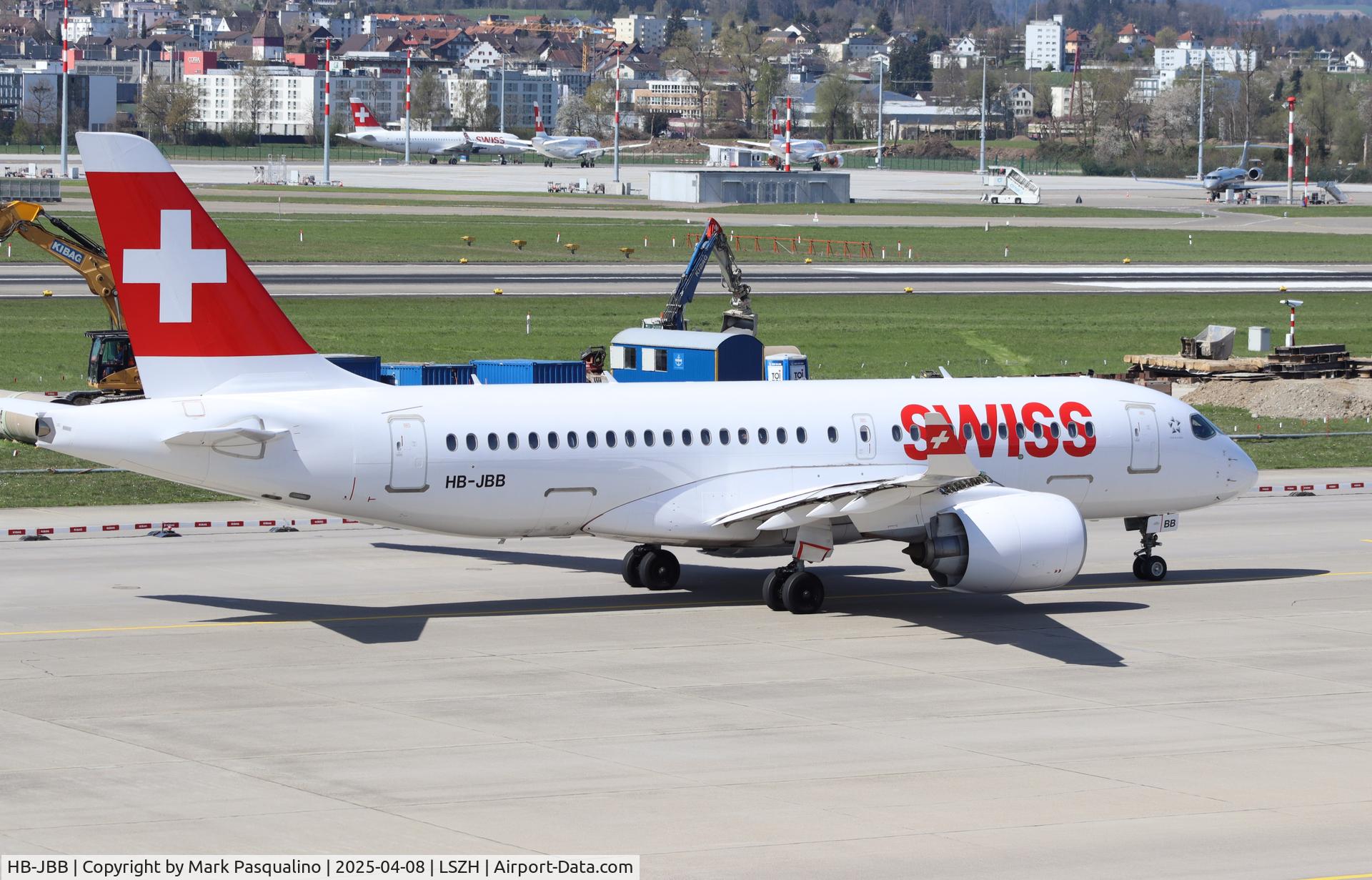 HB-JBB, 2016 Bombardier CSeries CS100 (BD-500-1A10) C/N 50011, Airbus A220-371