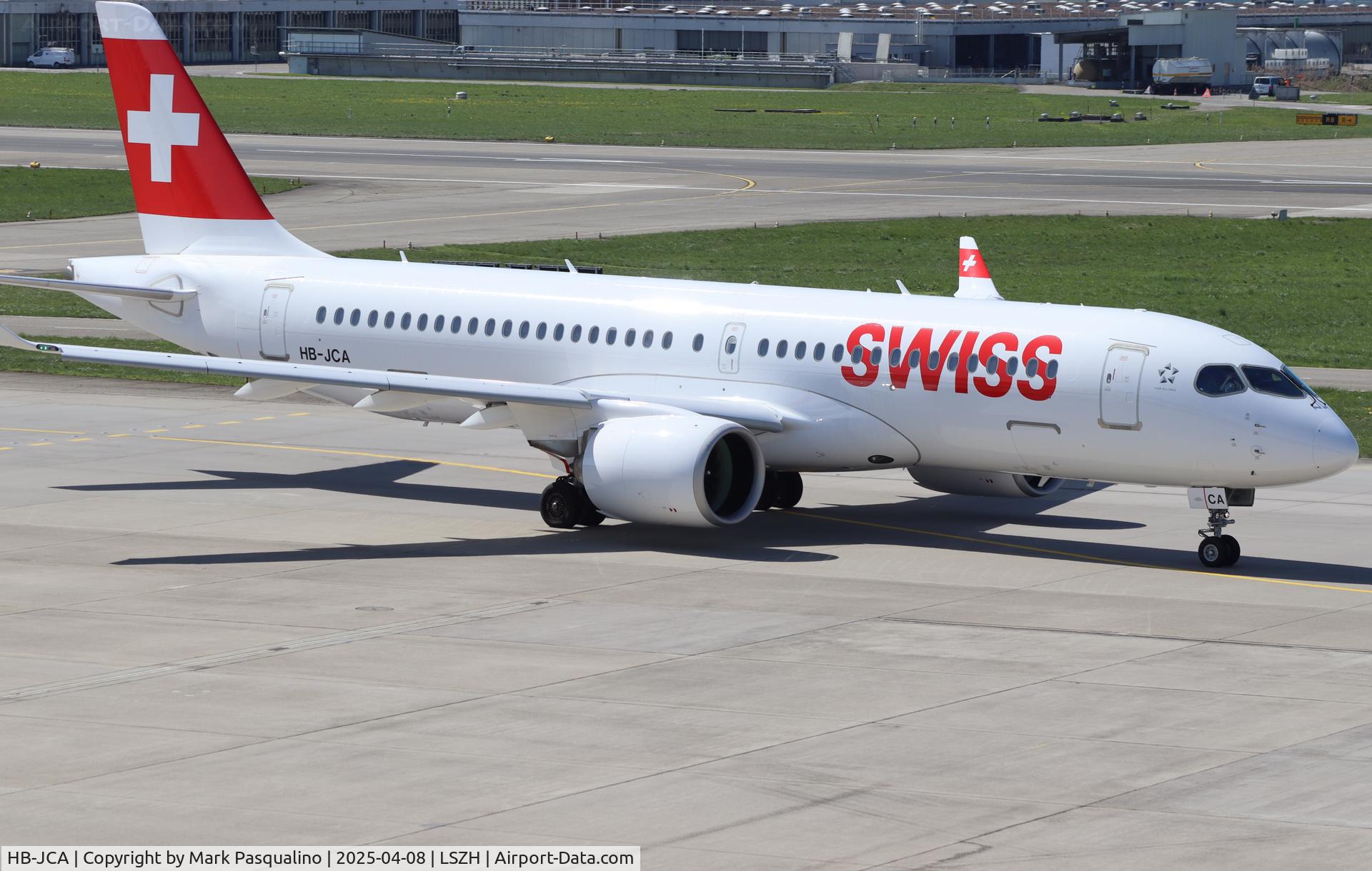 HB-JCA, 2017 Bombardier CSeries CS300 (BD-500-1A11) C/N 55010, Airbus A220-371
