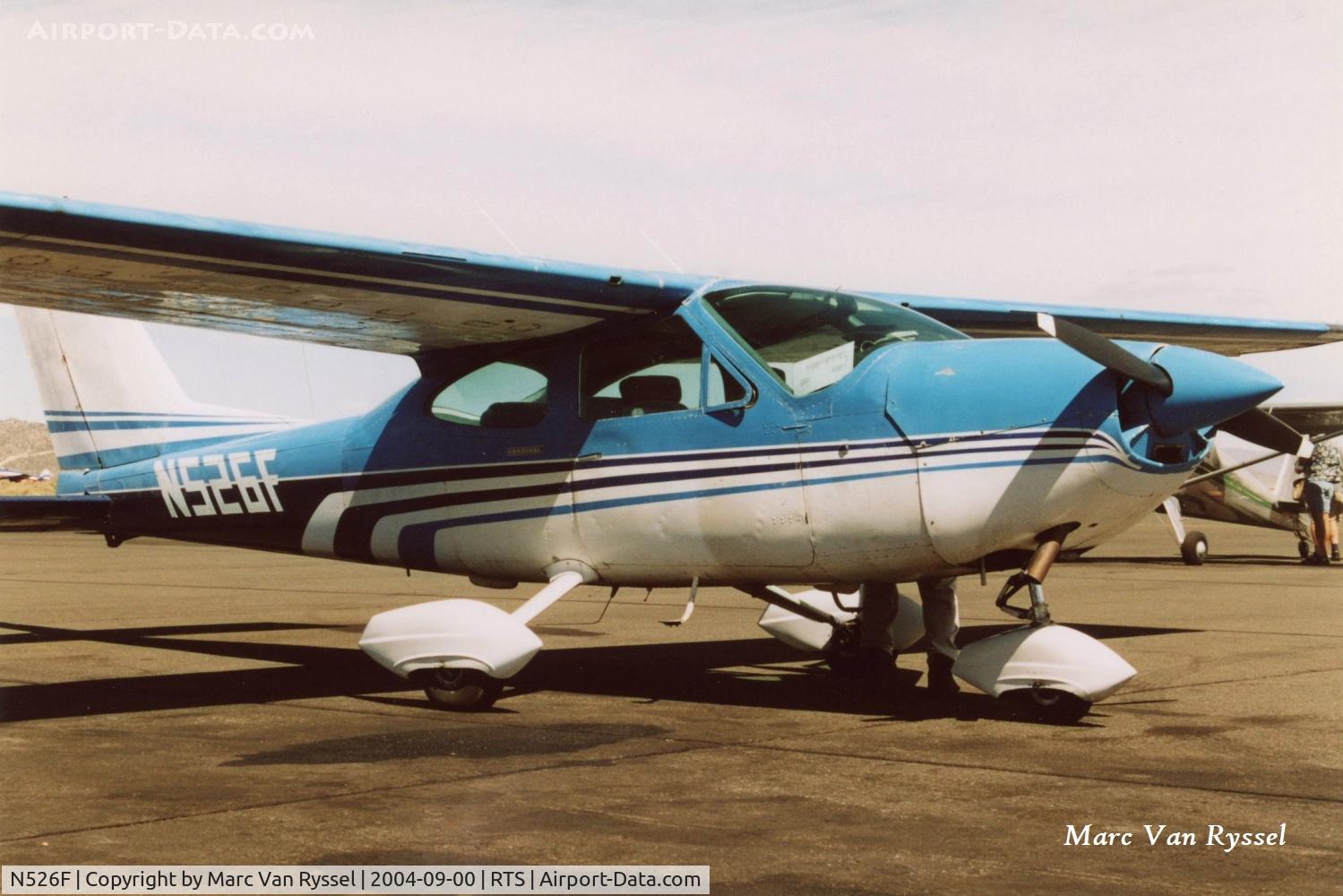 N526F, Cessna 177 Cardinal C/N 17700932, At the 2004 Reno Air Races.