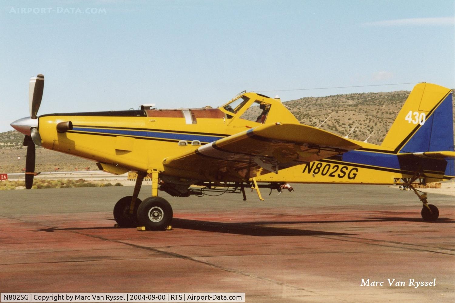 N802SG, 2002 Air Tractor Inc AT-802A C/N 802A-0135, N802SG at the 2004 Reno Air Races.