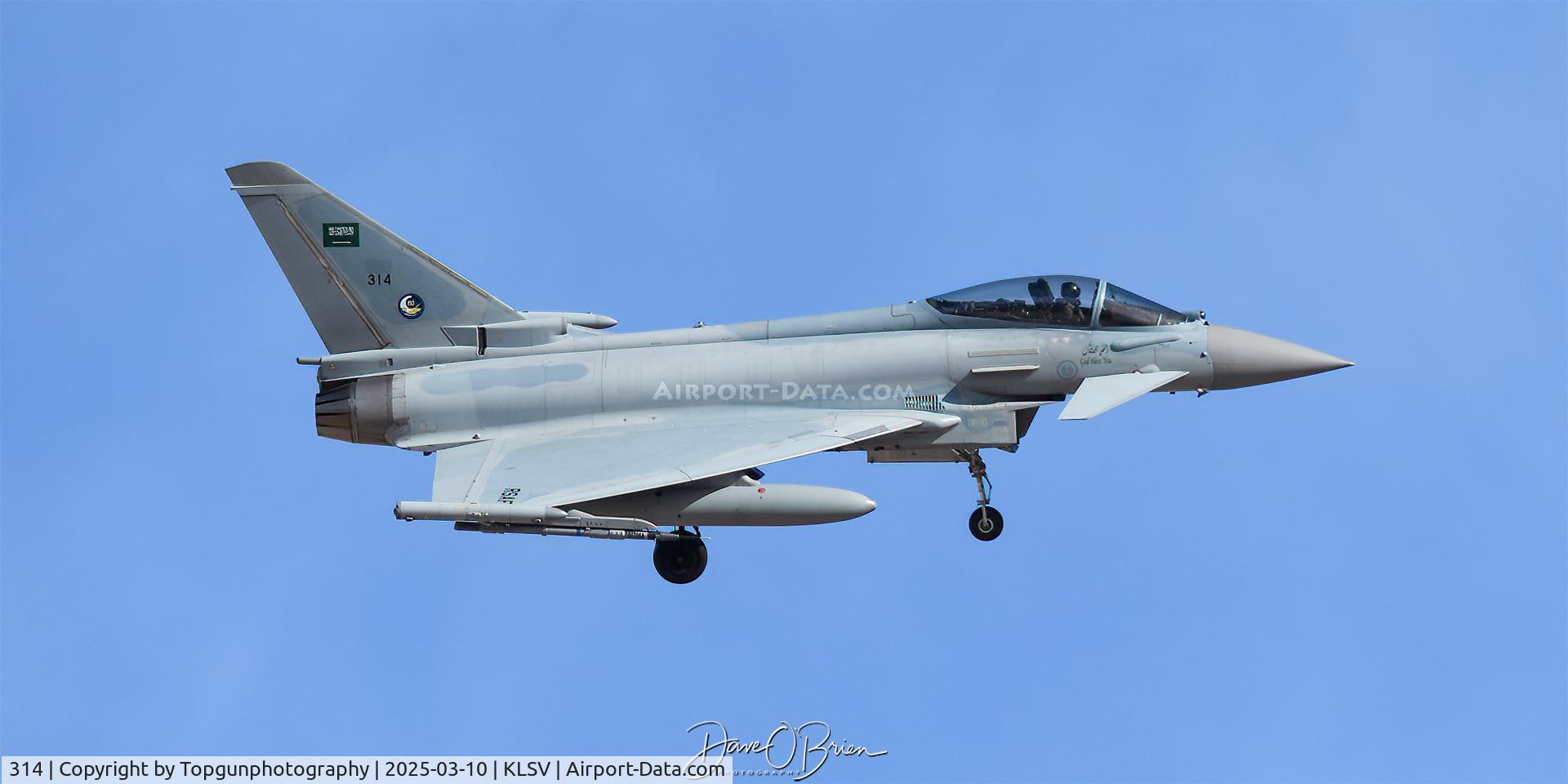314, 2011 Eurofighter EF-2000 Typhoon F2 C/N CS016, RSAF43 RF25-2