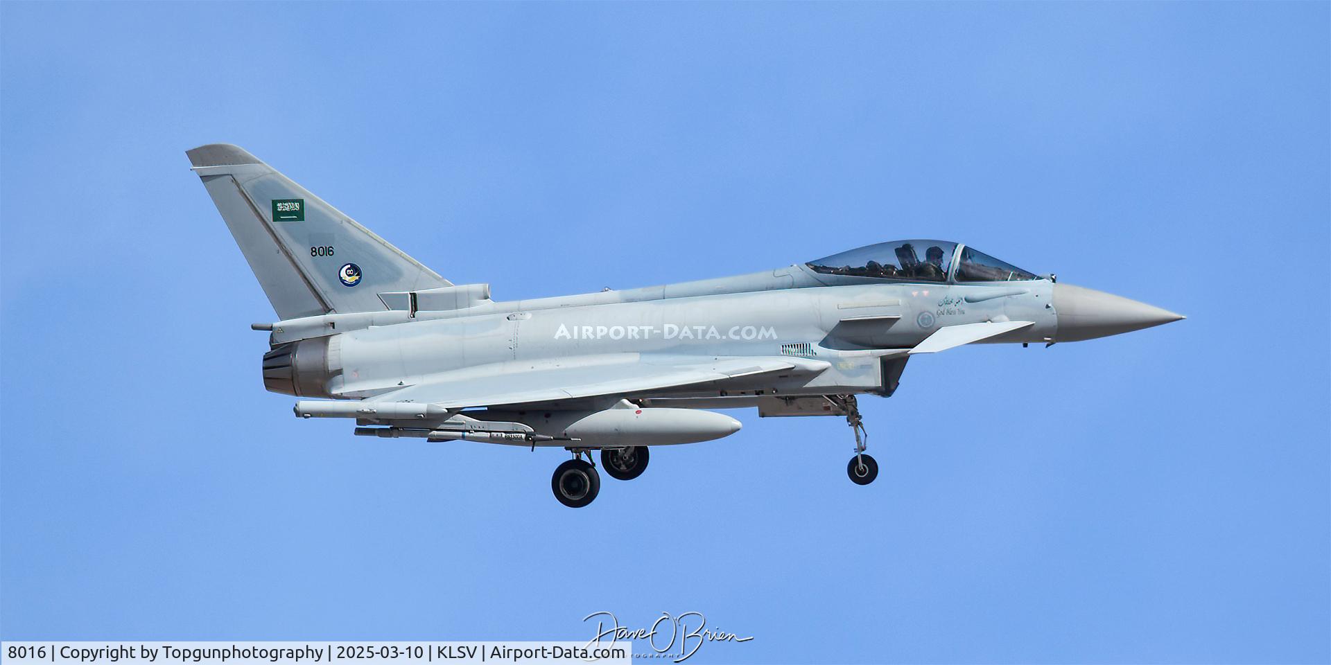 8016, Eurofighter Typhoon EF-2000 F2 C/N CS046, RSAF44 final Saudi returning from RF25-2
