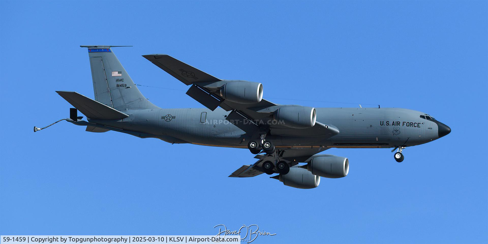 59-1459, 1959 Boeing KC-135R Stratotanker C/N 17947, SILVER26 returning to Nellis