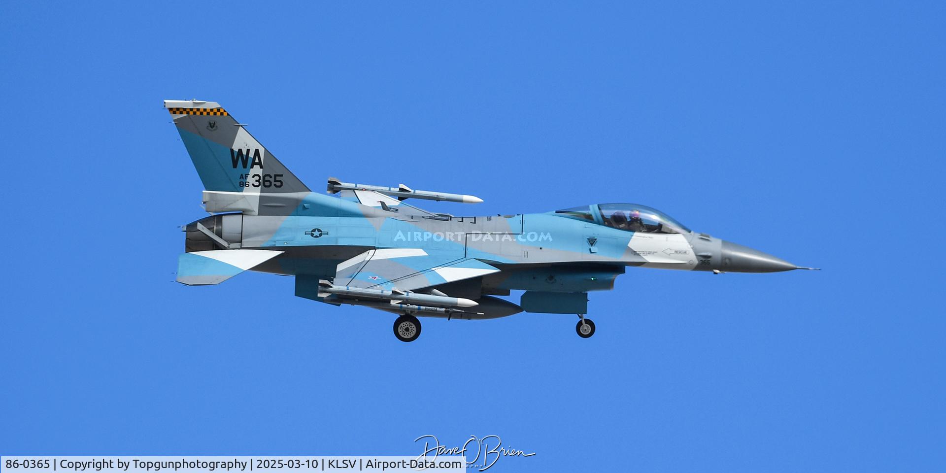 86-0365, 1986 General Dynamics F-16C C/N 5C-471, MIG11 in the Splinter Scheme, 64th AGRS