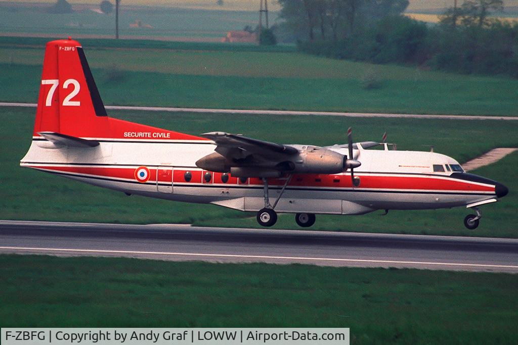 F-ZBFG, 1970 Fokker F.27-600 Friendship C/N 10440, Securite Civile F-27