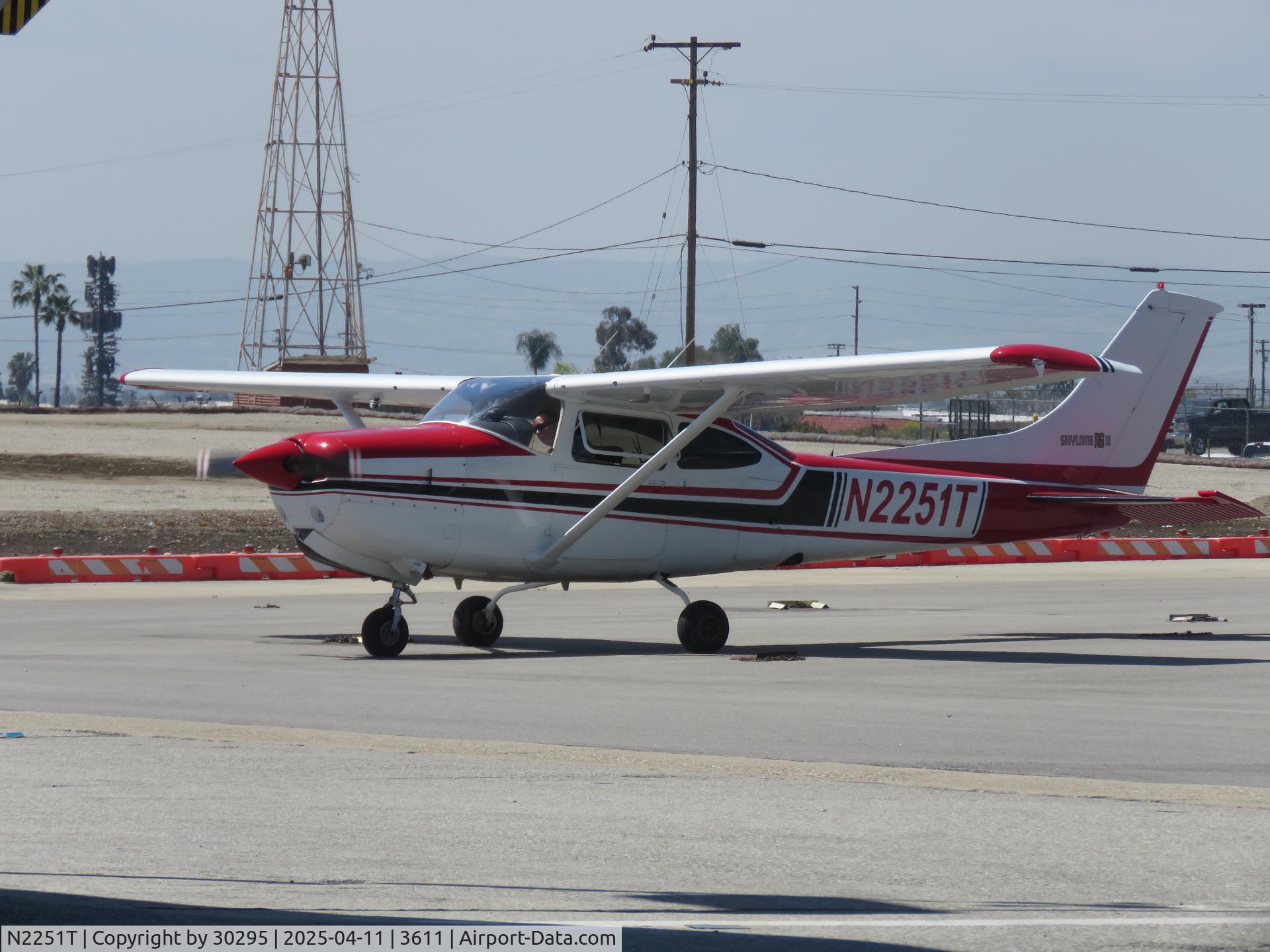 N2251T, 1977 Cessna R182 Skylane RG C/N R18200007, Getting ready to