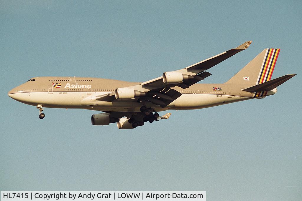HL7415, 1993 Boeing 747-48EM(BDSF) C/N 25777, Asiana 747-400
