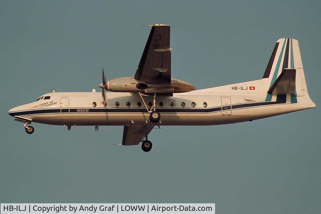 HB-ILJ, 1980 Fokker F-27-500 Friendship C/N 10596, Farner F-27