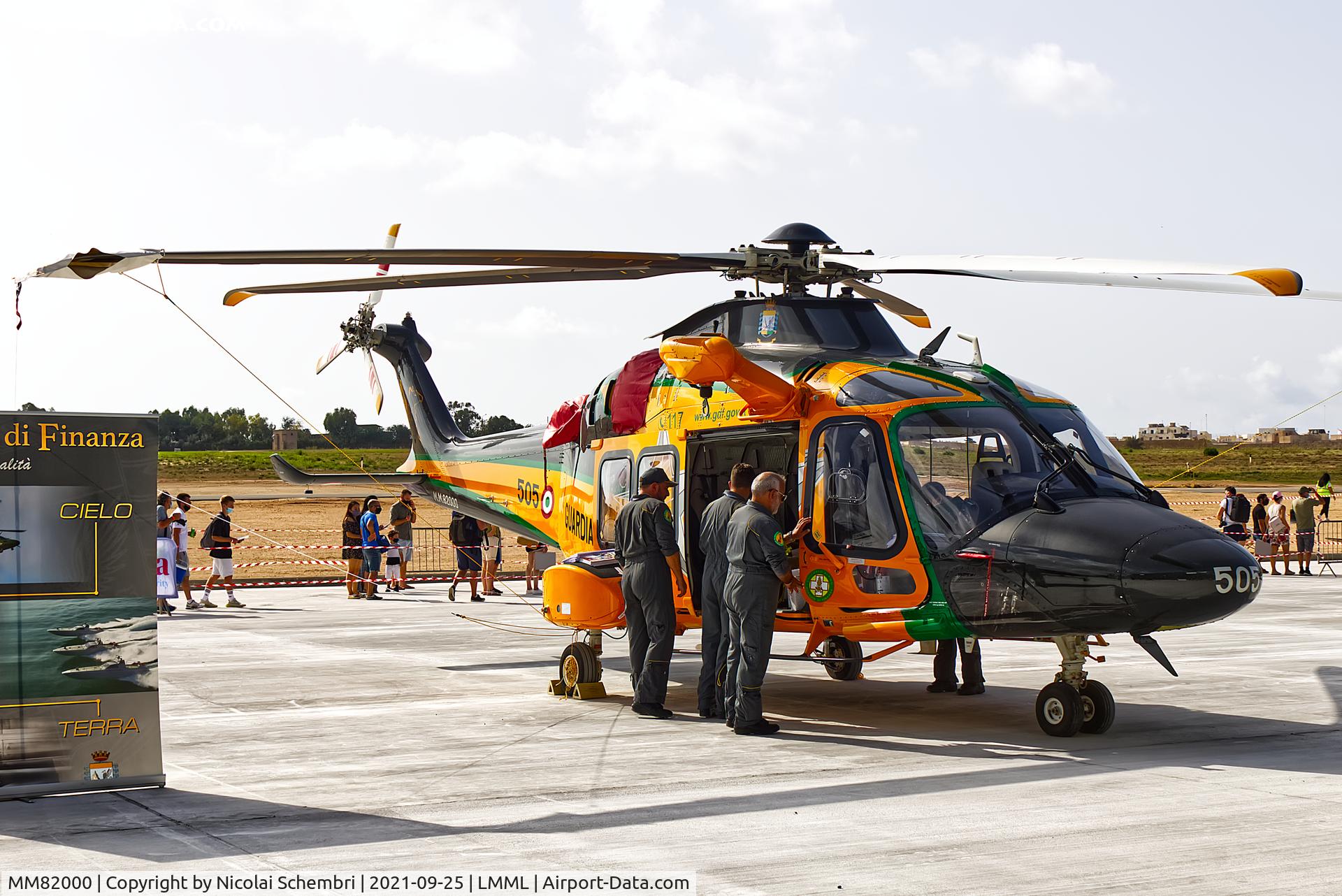 MM82000, AgustaWestland AW-169 C/N 69105, Static display at the Malta International Airshow 2021.