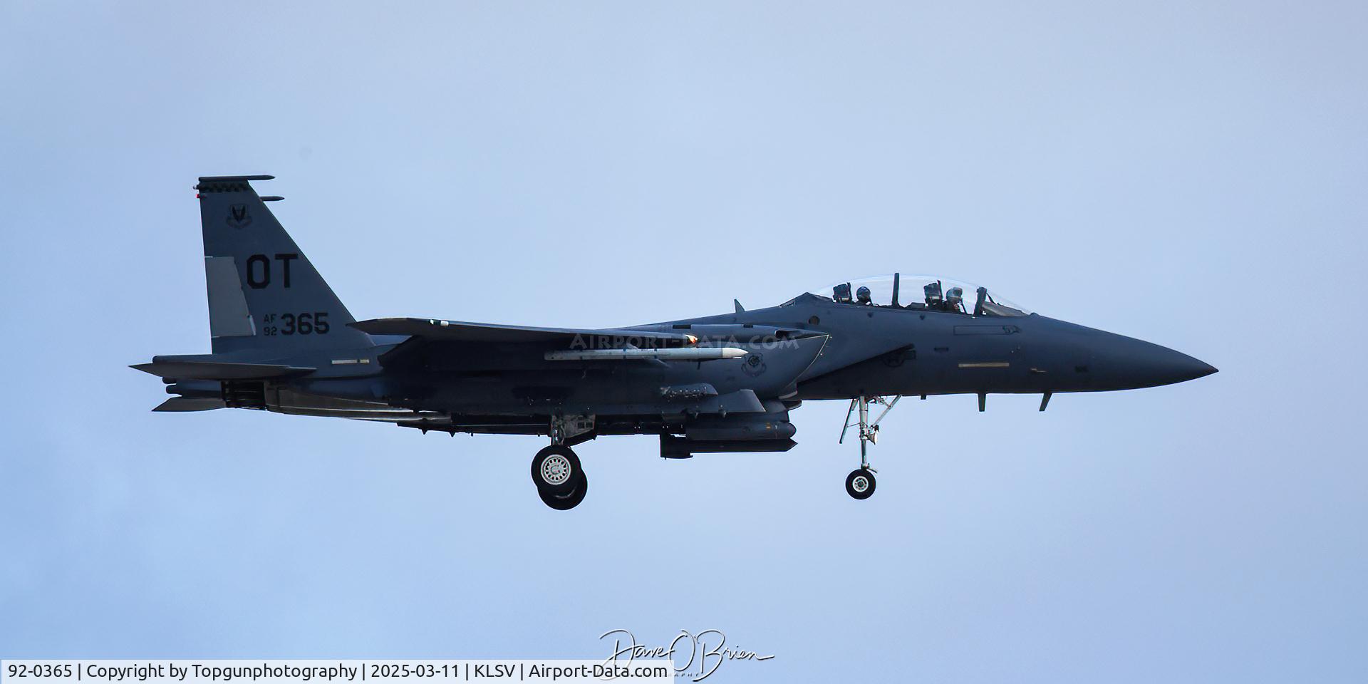 92-0365, 1992 McDonnell Douglas F-15E Strike Eagle C/N 1251/E209, HOSSE23