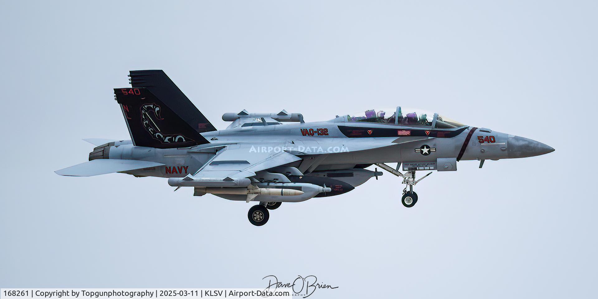 168261, Boeing EA-18G Growler C/N G-43, CAG bird for VAQ-132	NAS Whidbey Island, WA