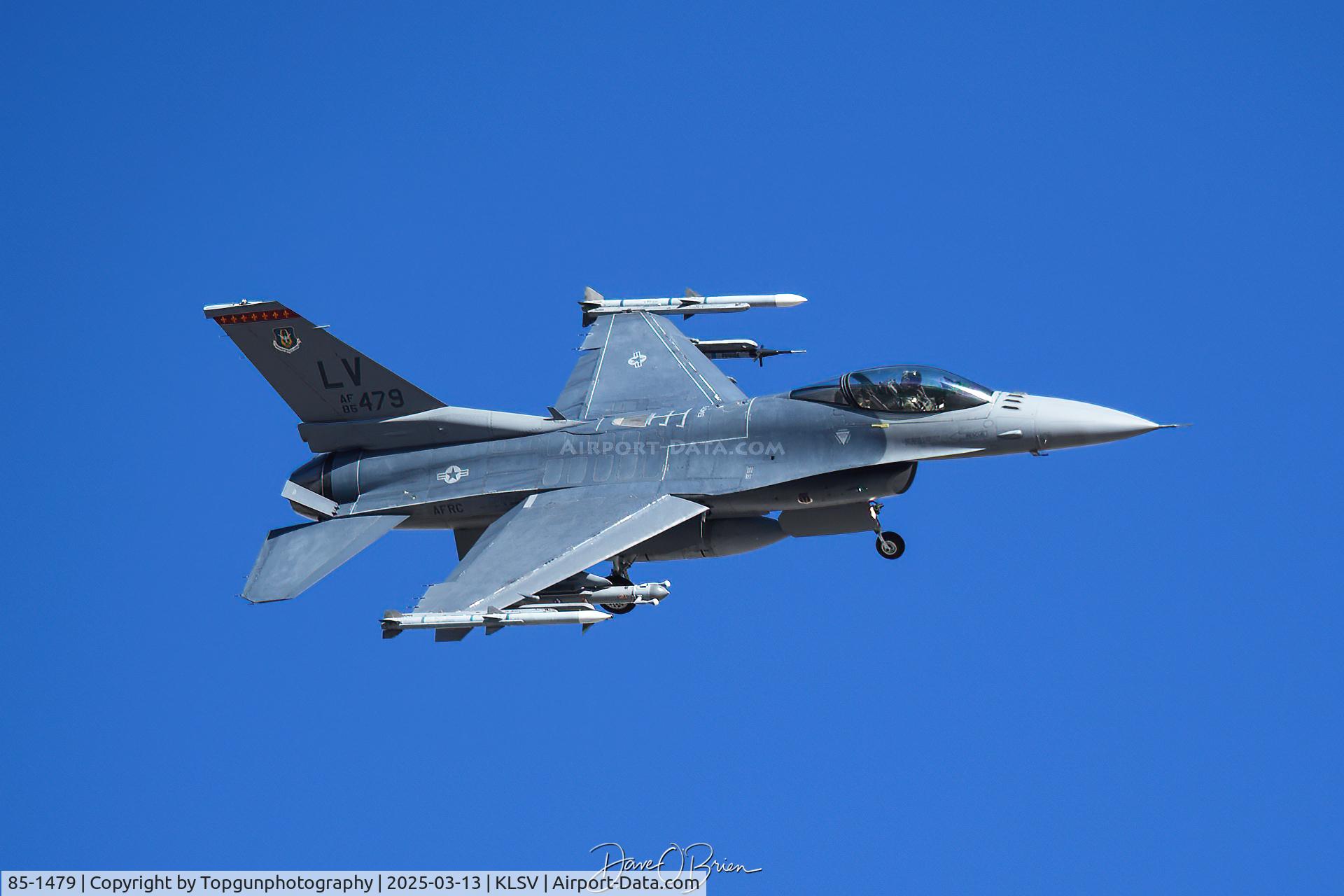 85-1479, 1987 General Dynamics F-16C Fighting Falcon C/N 5C-259, CAJUN12 right base RW21R