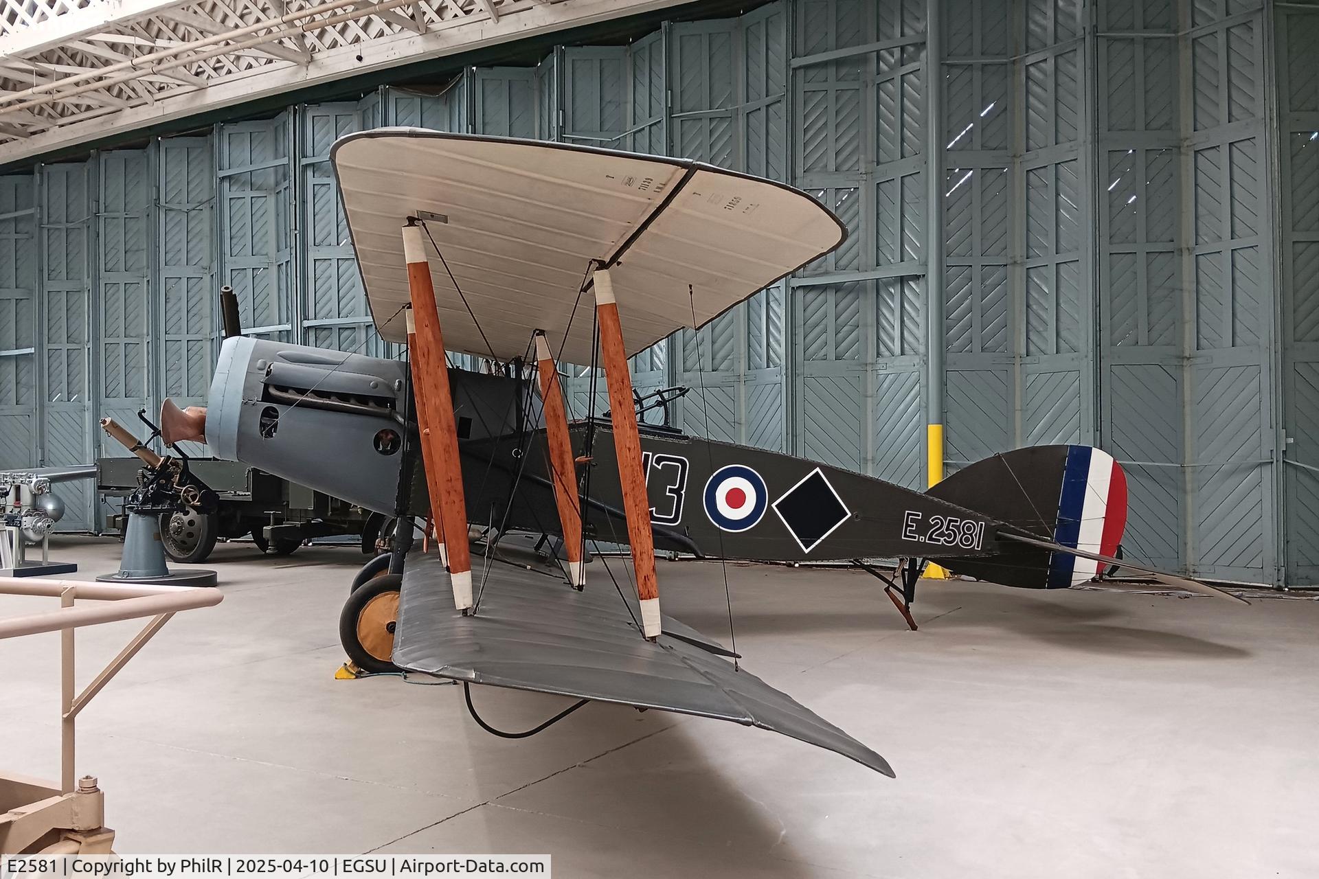 E2581, 1918 Bristol F.2B Fighter C/N 4184, E2581 1918 Bristol F.2B Fighter Duxford