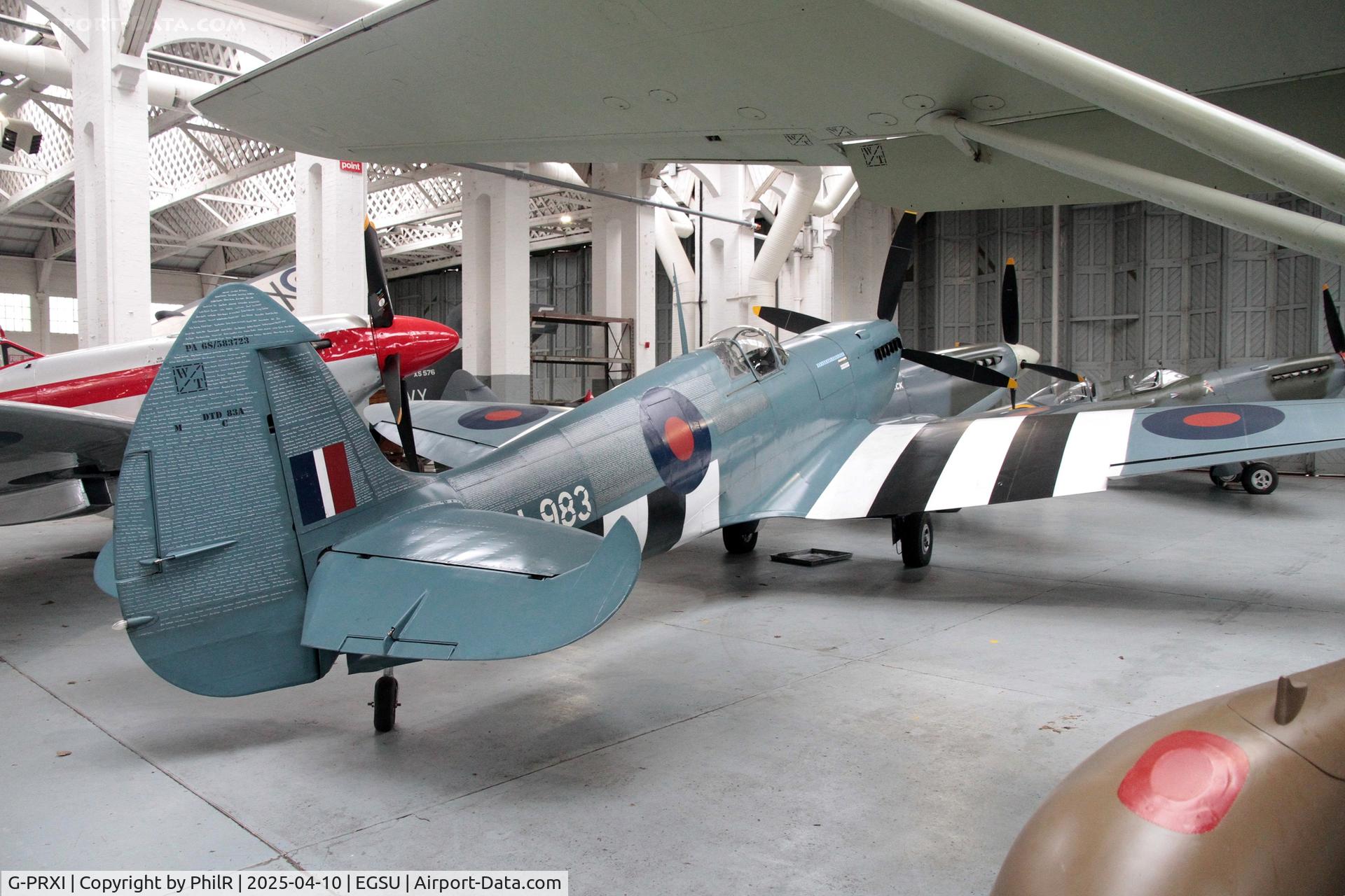G-PRXI, 1944 Supermarine 361 Spitfire PR.XI C/N 6S/583723, PL983 (G-PRXI) 1944 Vickers Supermarine Spitfire PRXI  Duxford
