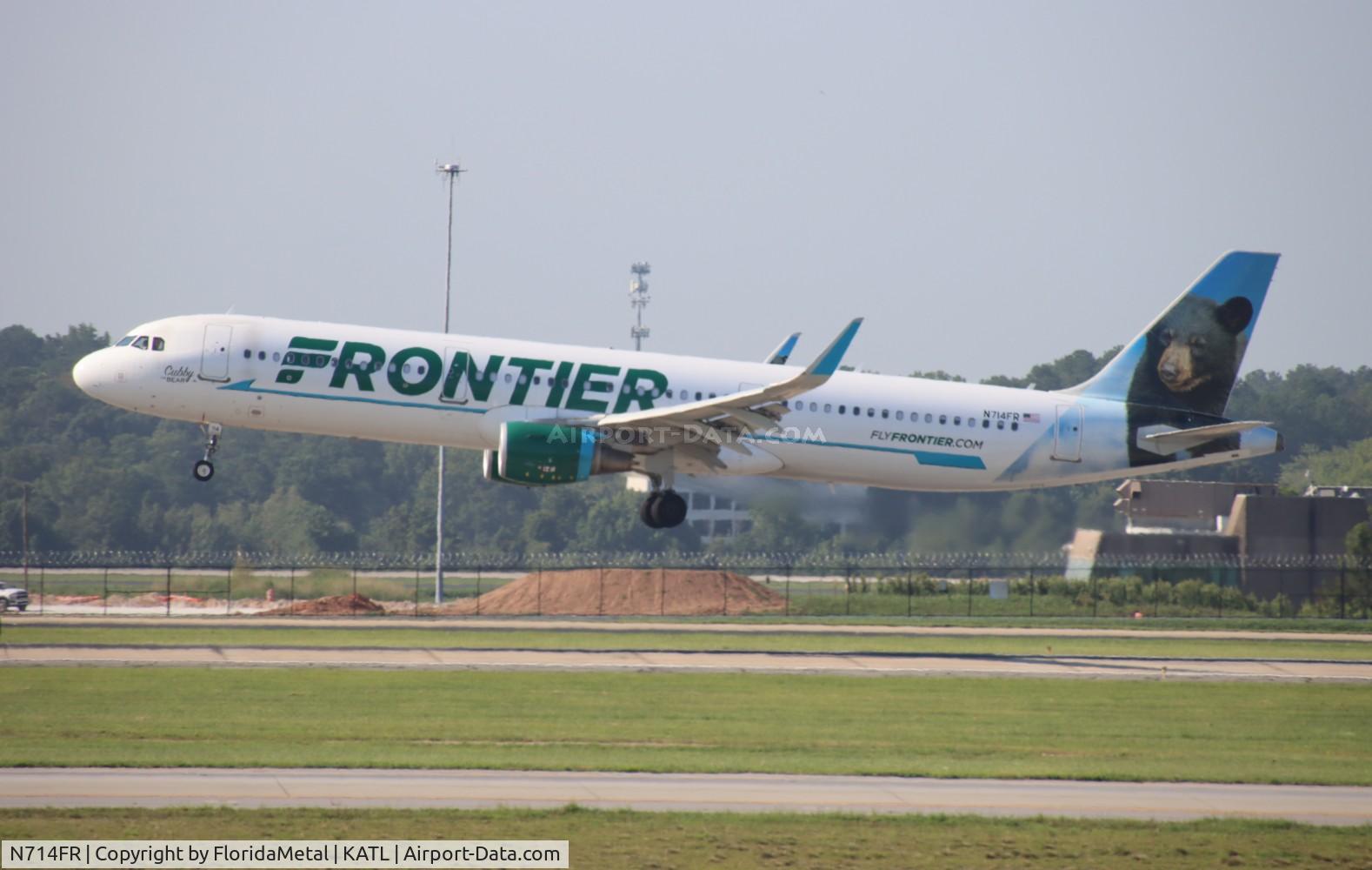N714FR, 2016 Airbus A321-211 C/N 7294, FFT A321 Cubby zx mco-atl