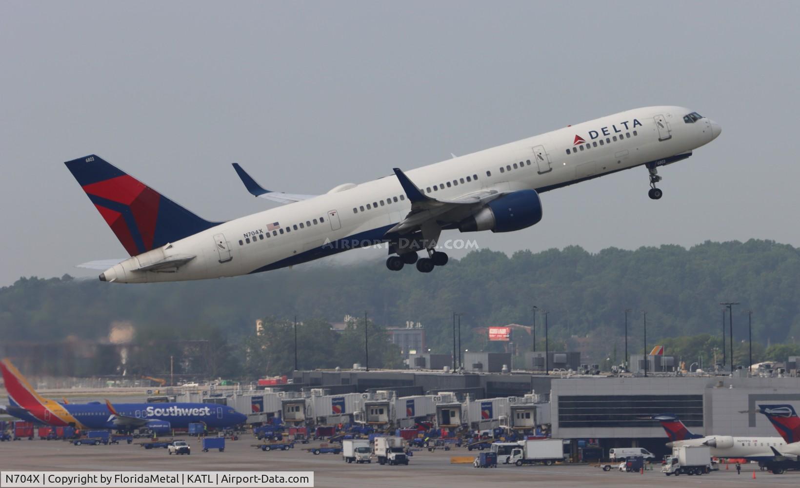 N704X, 1997 Boeing 757-2Q8 C/N 28163, DAL 752 zx atl-sna