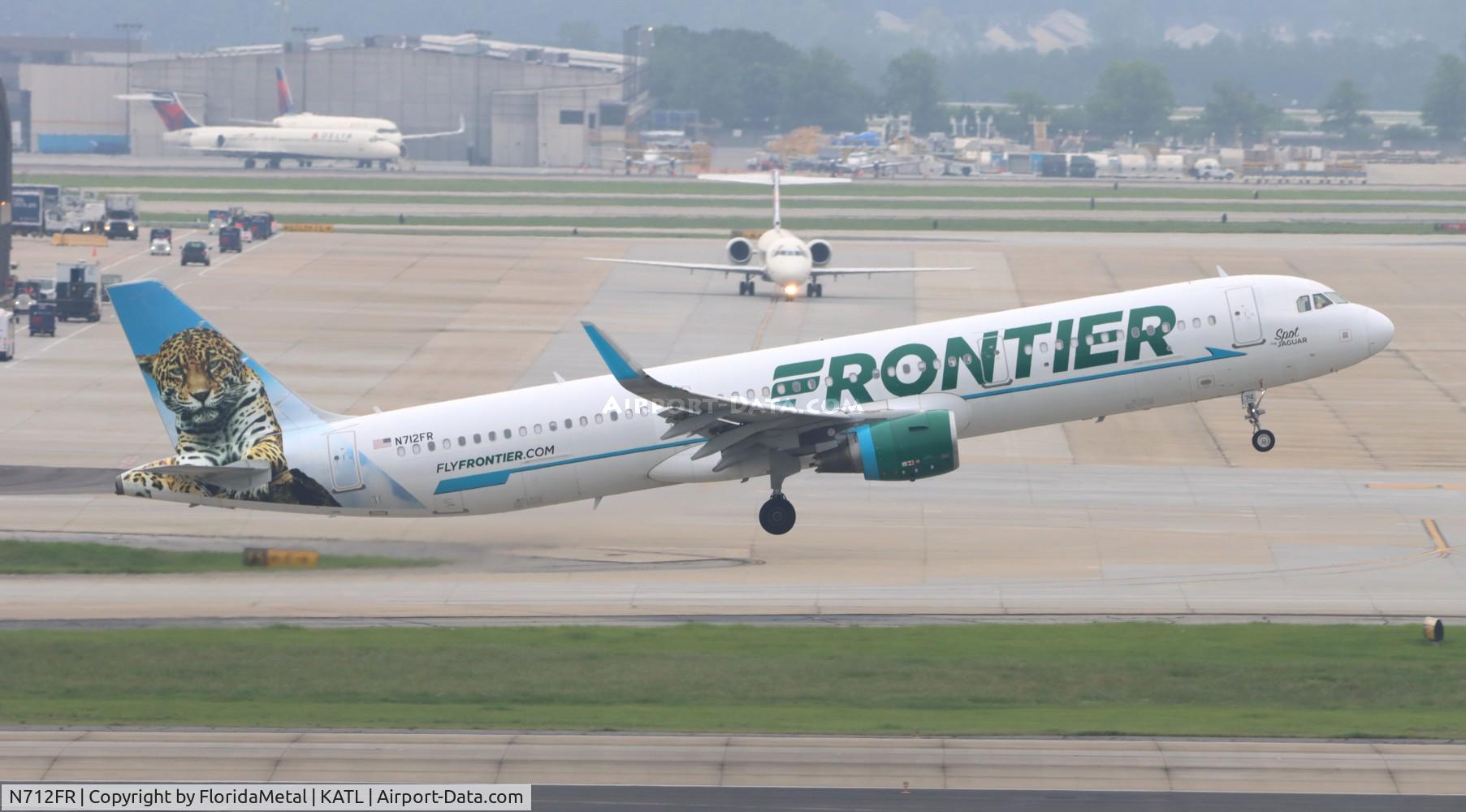 N712FR, 2016 Airbus A321-211 C/N 7204, FFT A321 Spot zx atl-den