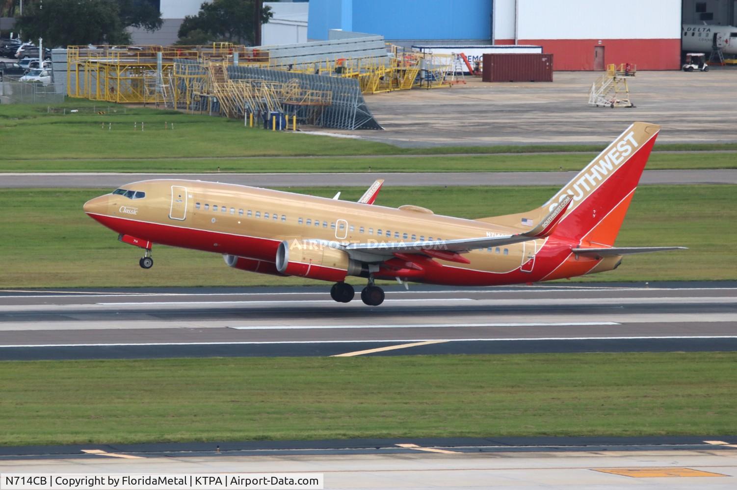 N714CB, 1998 Boeing 737-7H4 C/N 27848, SWA 737 retro zx