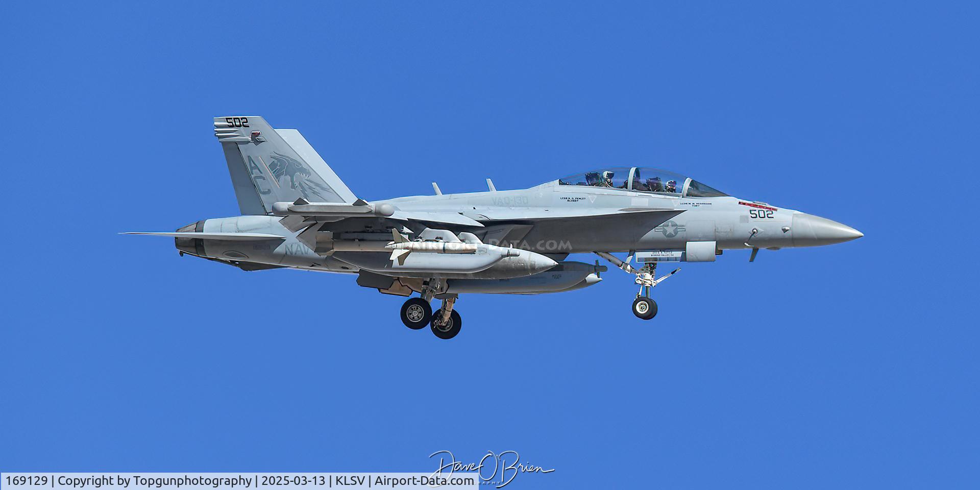 169129, Boeing EA-18G Growler C/N G120, SCORPION11 landing RW21R