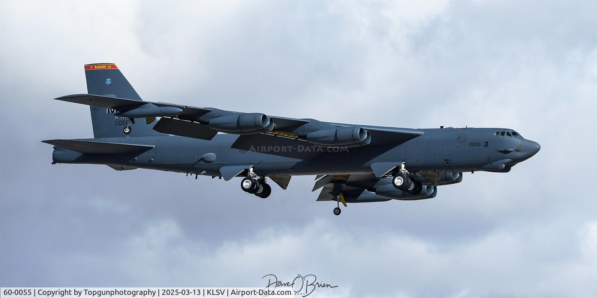 60-0055, 1961 Boeing B-52H Stratofortress C/N 464398, TIGER32