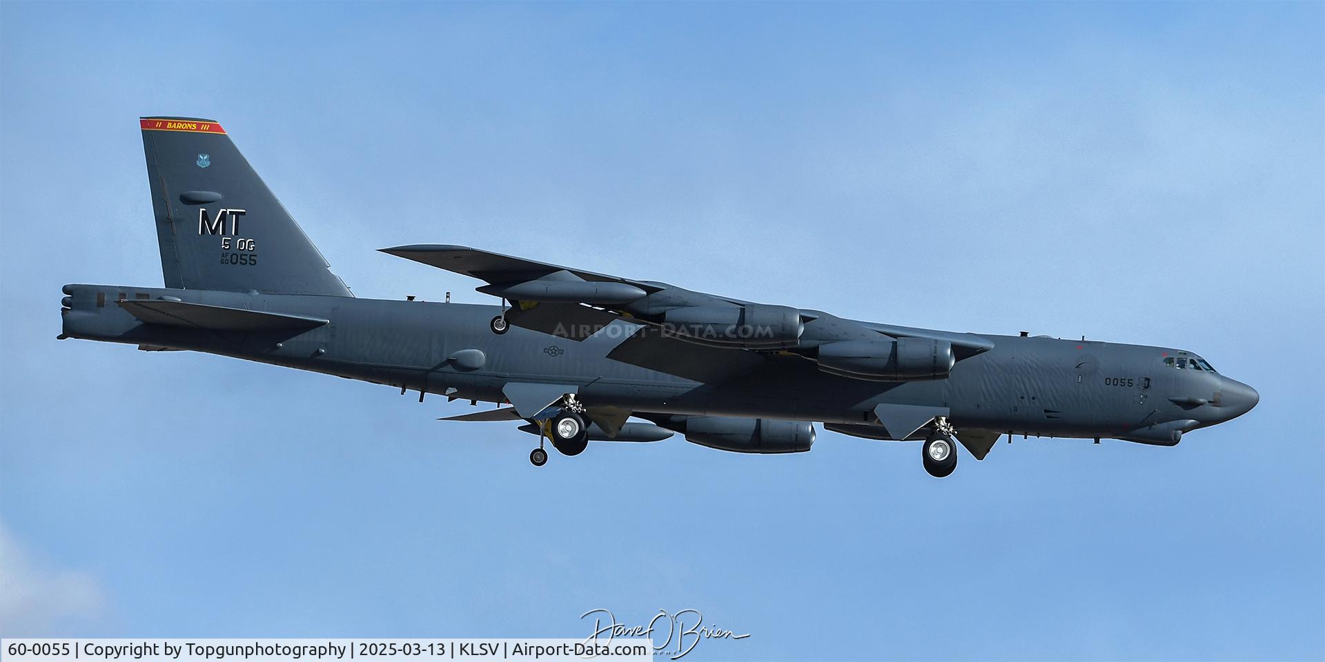 60-0055, 1961 Boeing B-52H Stratofortress C/N 464398, 23rd BS - Minot AFB, ND