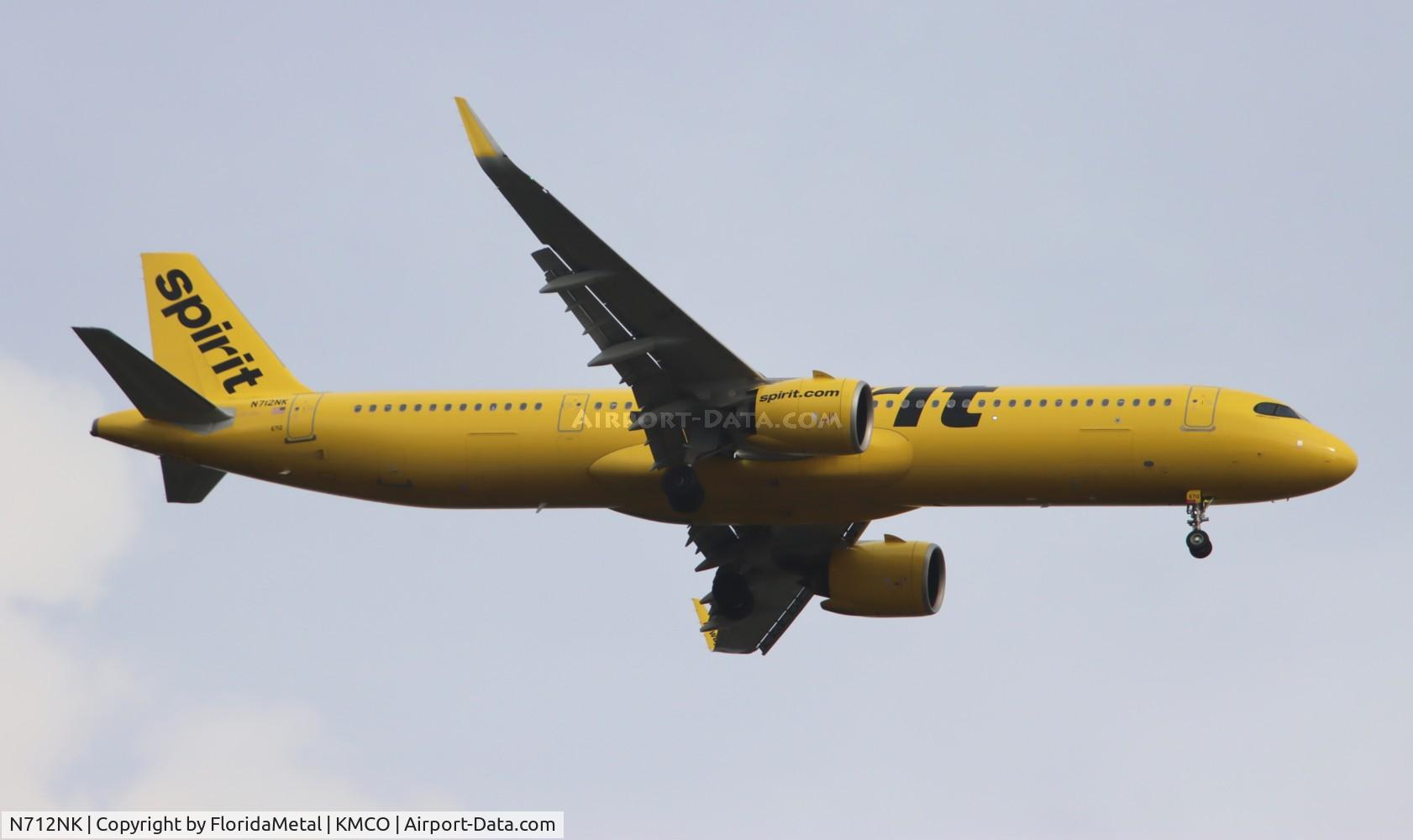 N712NK, 2023 Airbus 321-271NX C/N 11570, NKS A321N zx sap, mhlm-mco