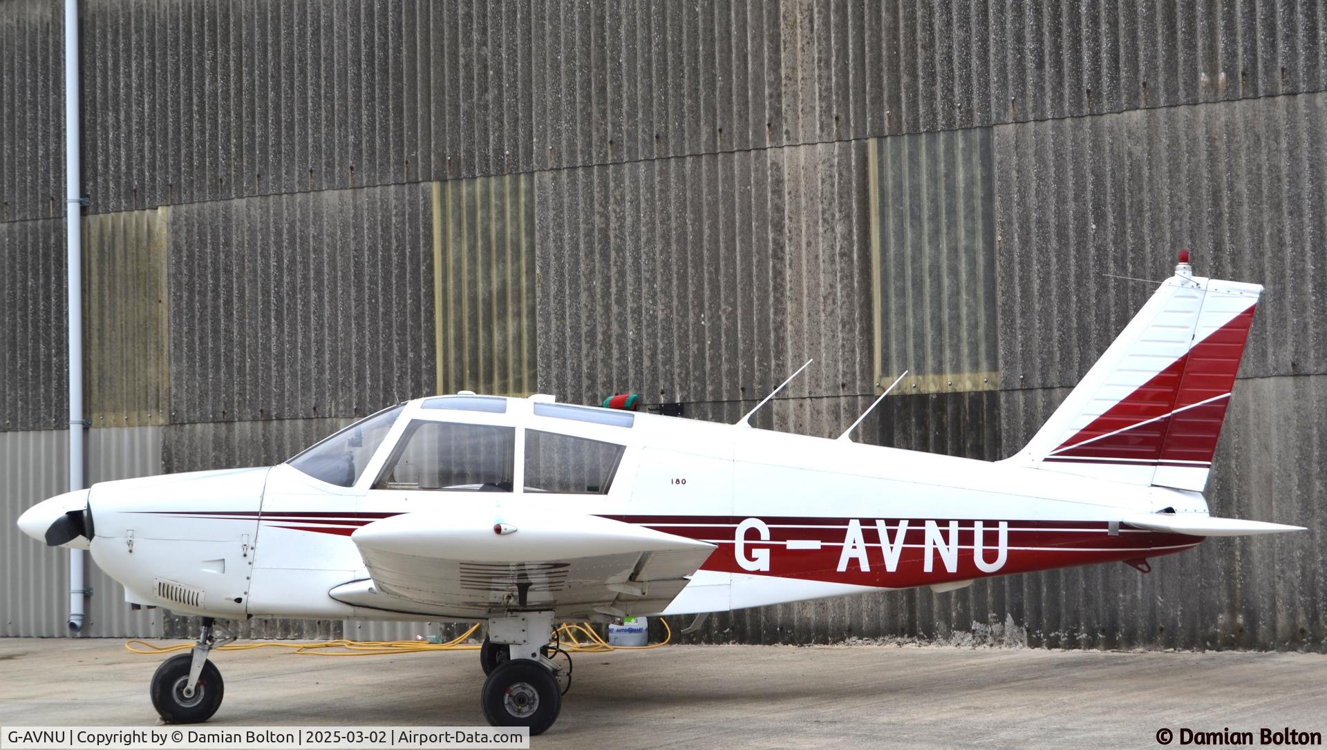 G-AVNU, 1967 Piper PA-28-180 Cherokee C/N 28-4153, Taken At Sherburn Aerodrome , North Yorkshire , United Kingdom