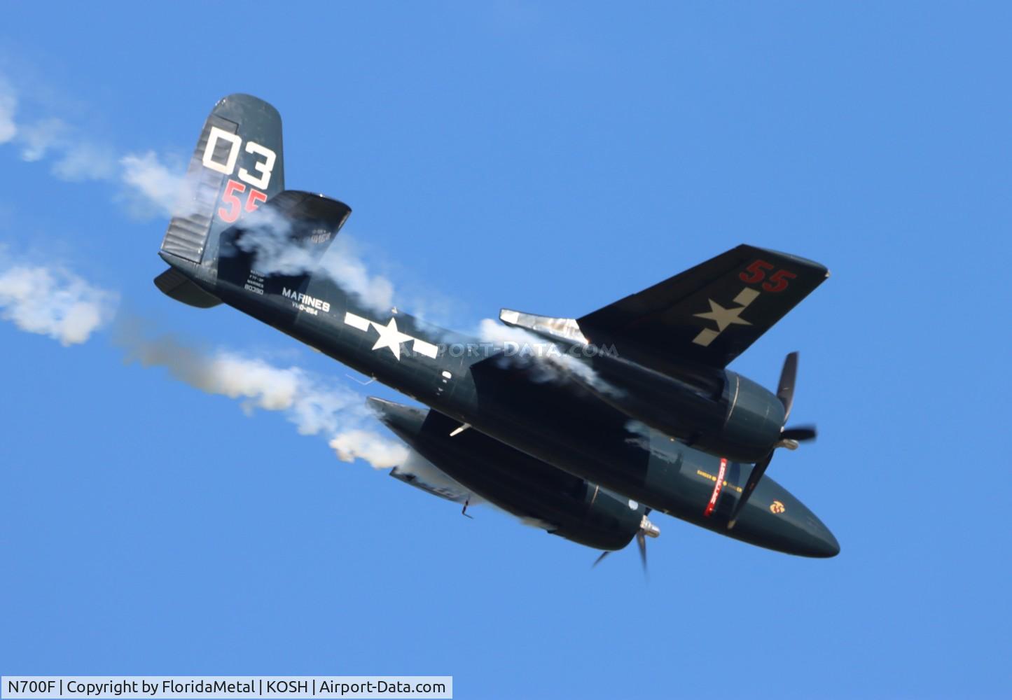 N700F, 1945 Grumman F7F-3 Tigercat C/N C.132, OSH 22 zx 