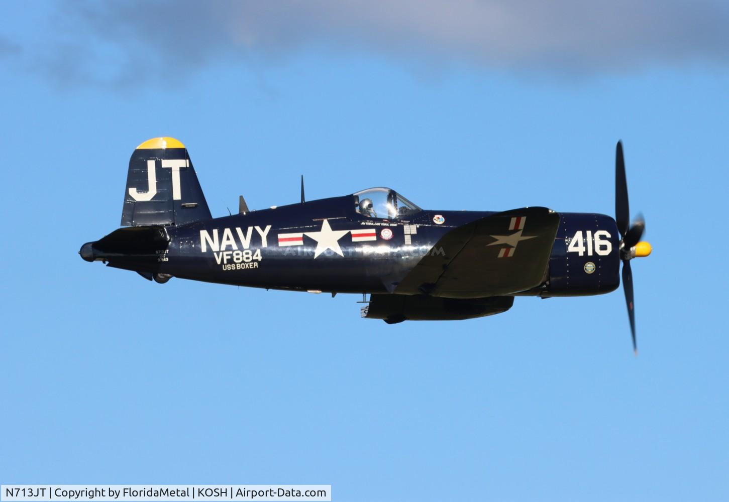N713JT, 1945 Vought F4U-4B Corsair C/N 97143, F4U zx 