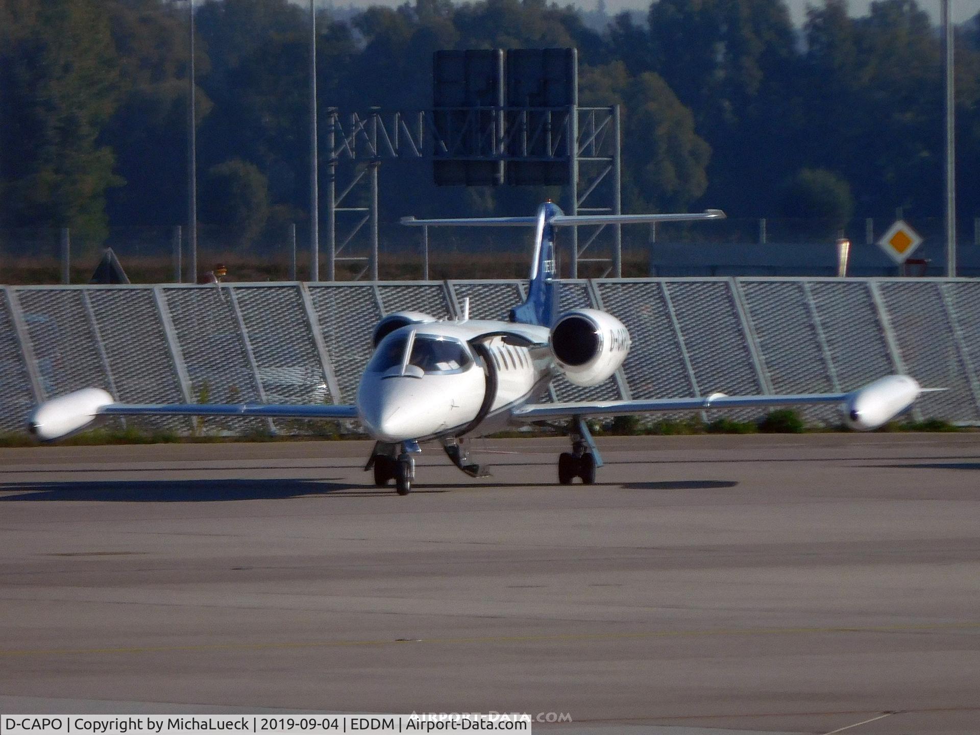 D-CAPO, 1977 Learjet 35A C/N 35A-159, At Munich
