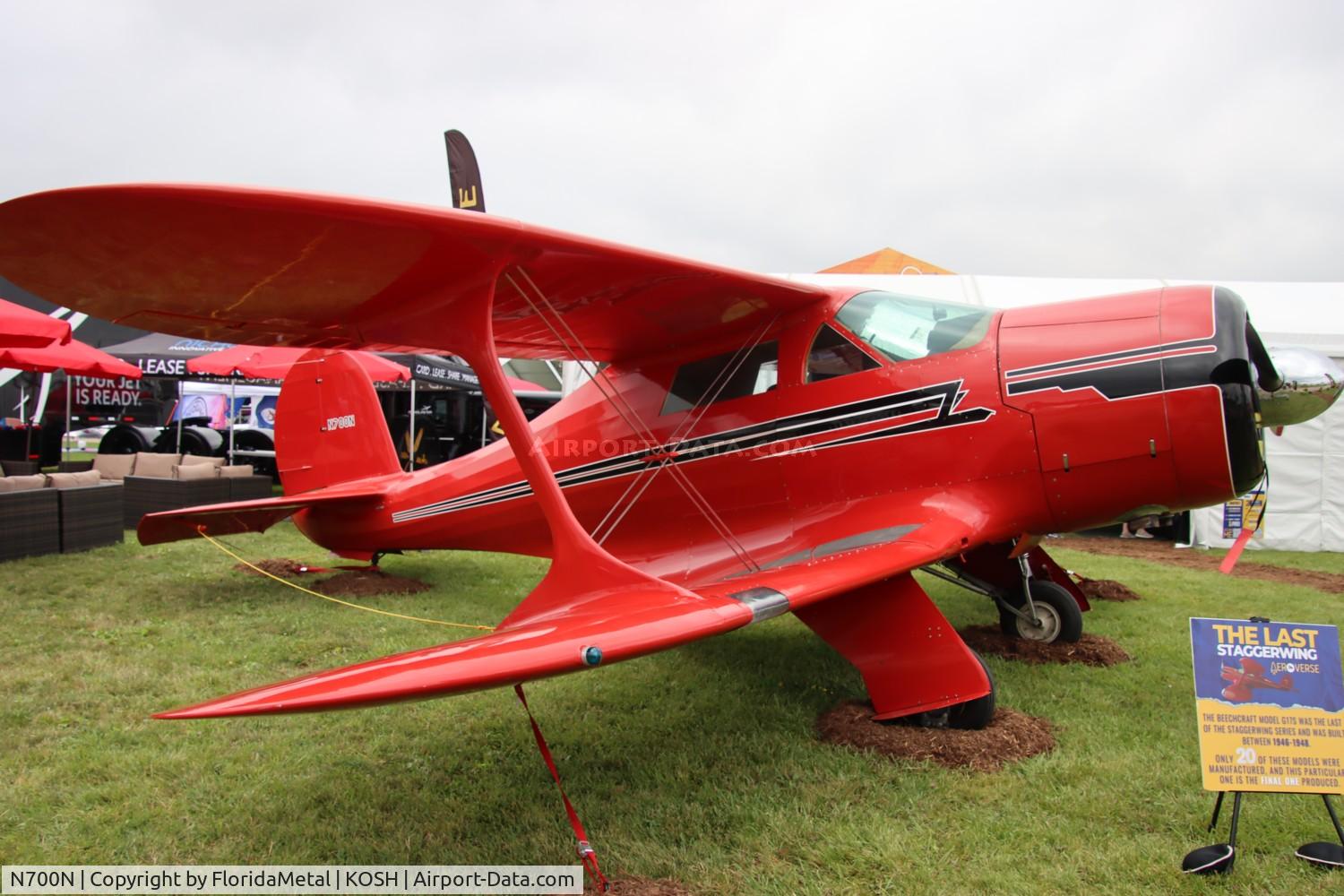 N700N, 1949 Beech G17S C/N B-19, Beech 17 zx