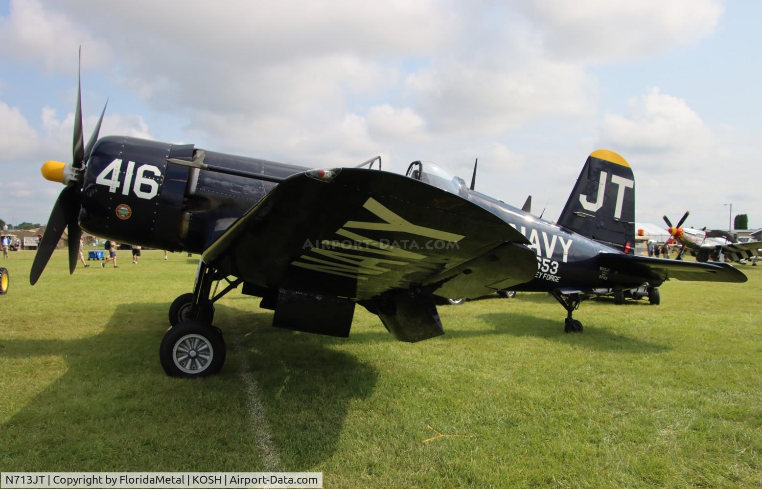 N713JT, 1945 Vought F4U-4B Corsair C/N 97143, F4U zx