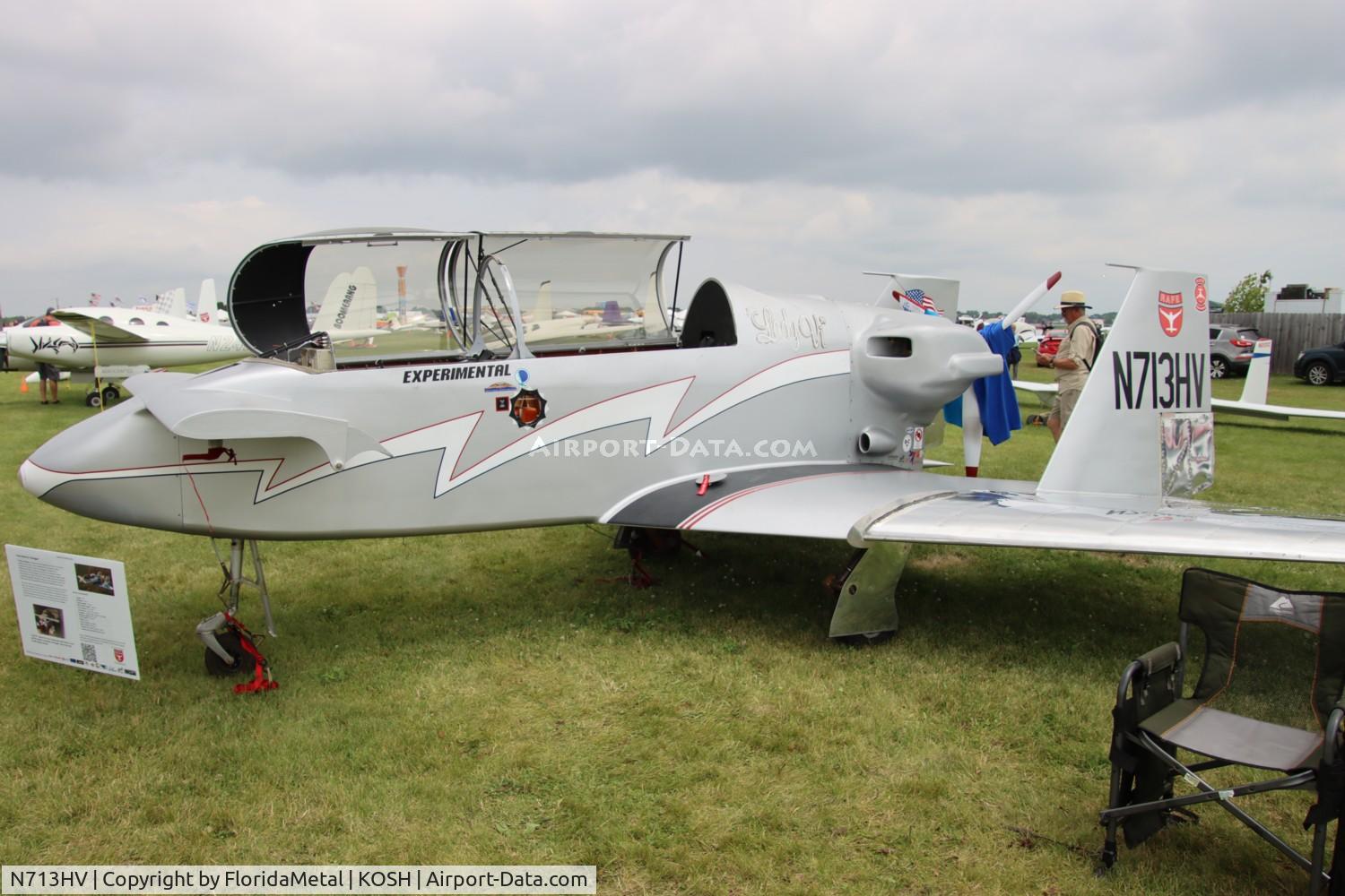 N713HV, 2020 Rutan Variviggen C/N RAFE VV1, Rutan Variviggen zx