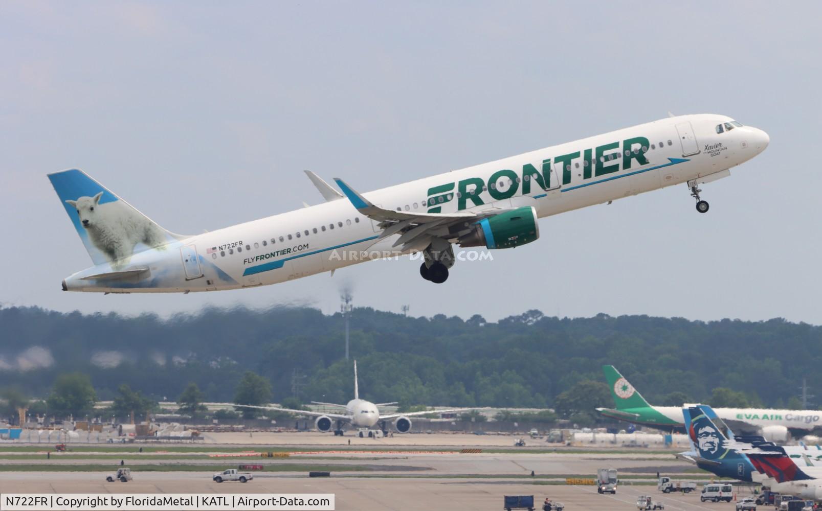 N722FR, 2018 Airbus A321-211 C/N 8579, FFT A321 Xavier zx atl-den