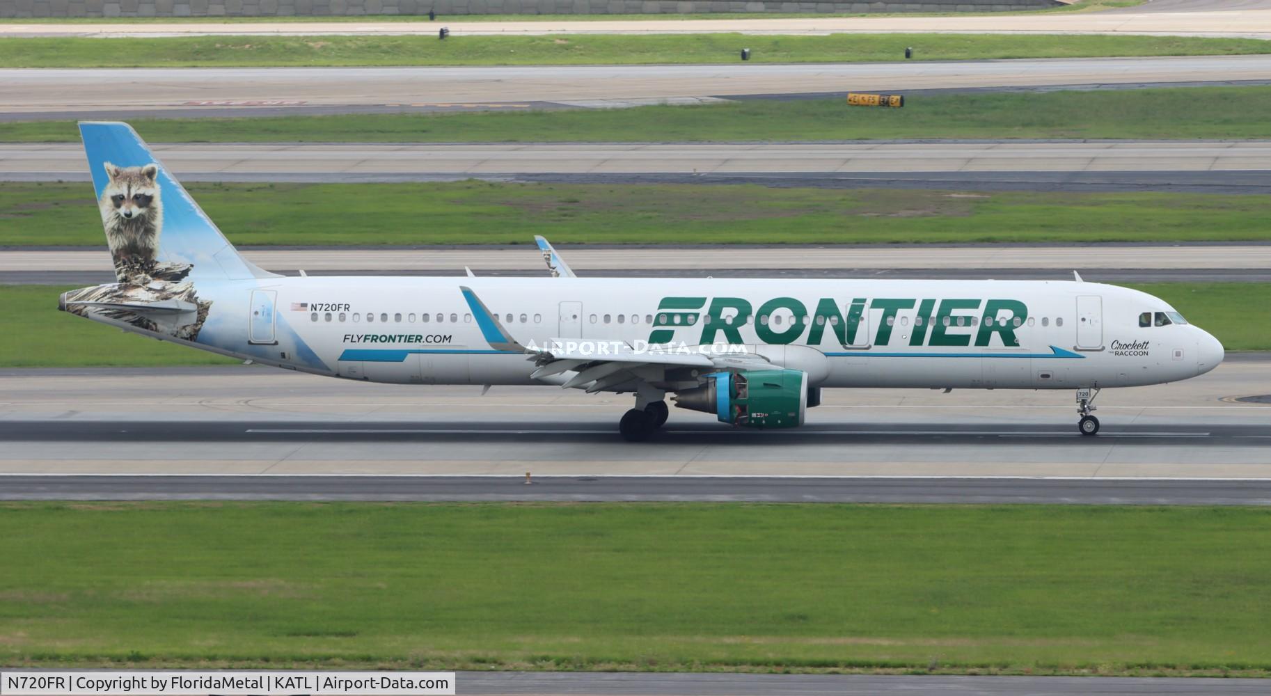 N720FR, 2017 Airbus A321-211 C/N 7852, FFT A321 Crockett zx isp-atl