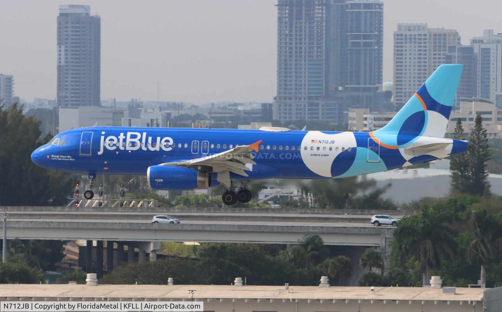 N712JB, 2008 Airbus A320-232 C/N 3517, JBU A320 nc zx dca-fll