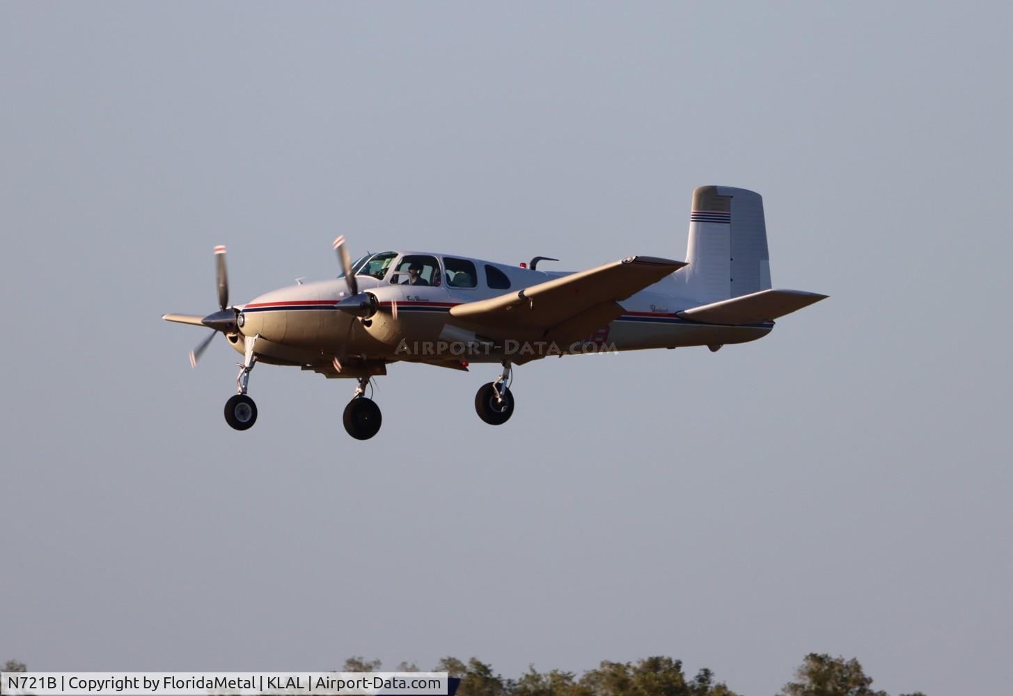 N721B, 1956 Beech D50 Twin Bonanza C/N DH-115, Beech 50 zx
