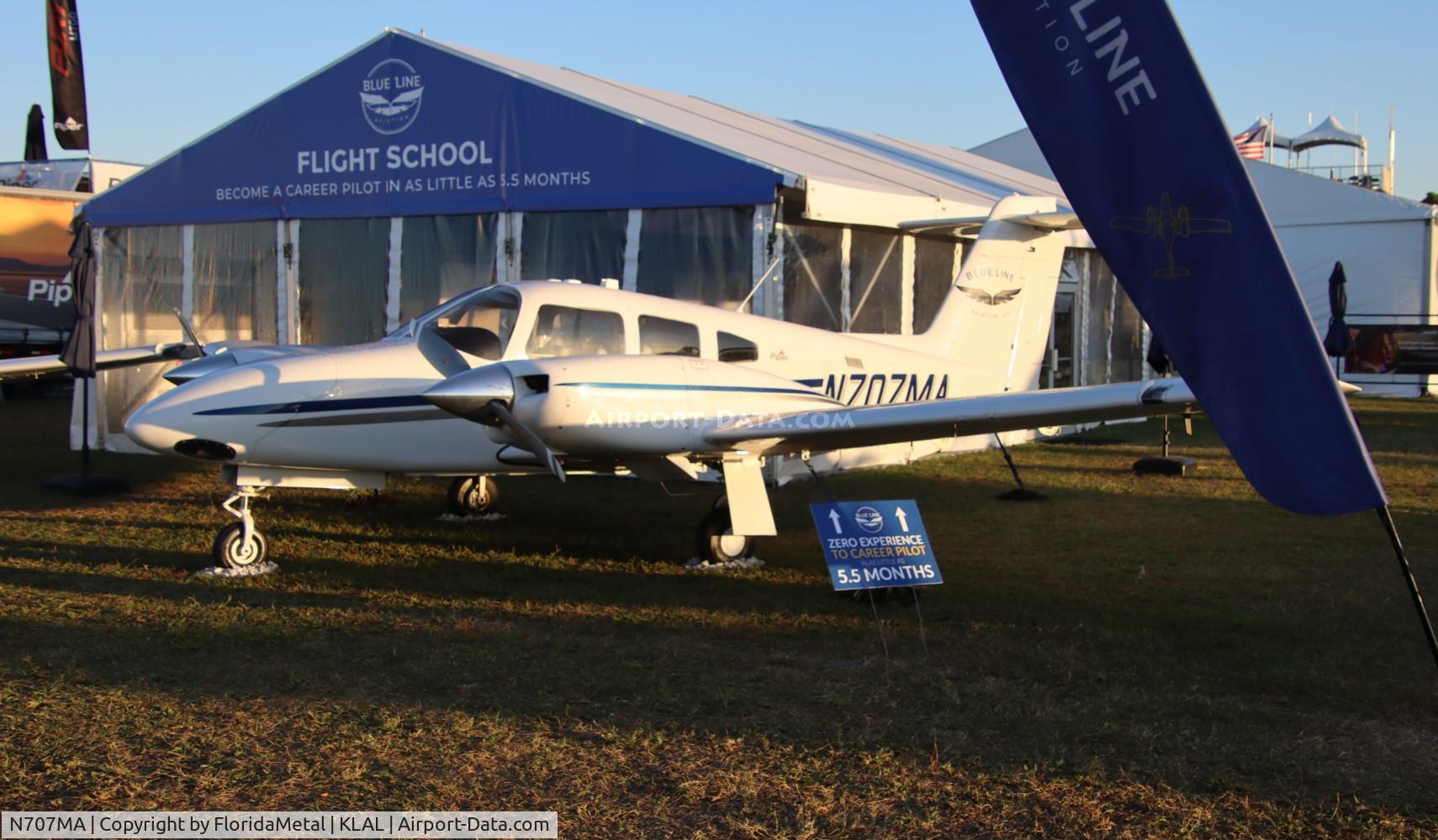 N707MA, Piper PA-44-180 Seminole C/N 4496571, PA-44 zx