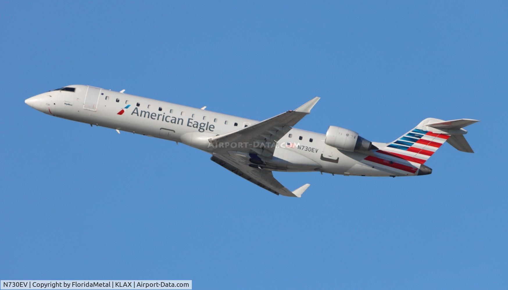 N730EV, 2004 Bombardier CRJ-701 (CL-600-2C10) Regional Jet C/N 10141, SKW/AE CR7 zx lax-tus