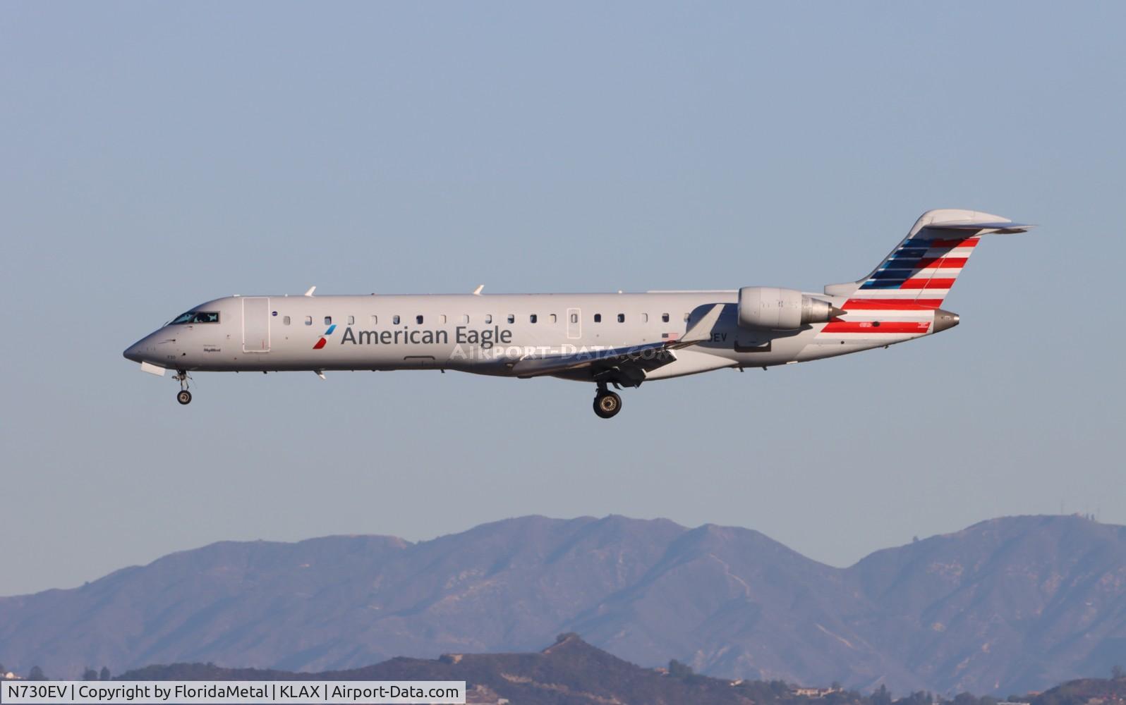 N730EV, 2004 Bombardier CRJ-701 (CL-600-2C10) Regional Jet C/N 10141, SKW/AE CR7 zx pdx-lax